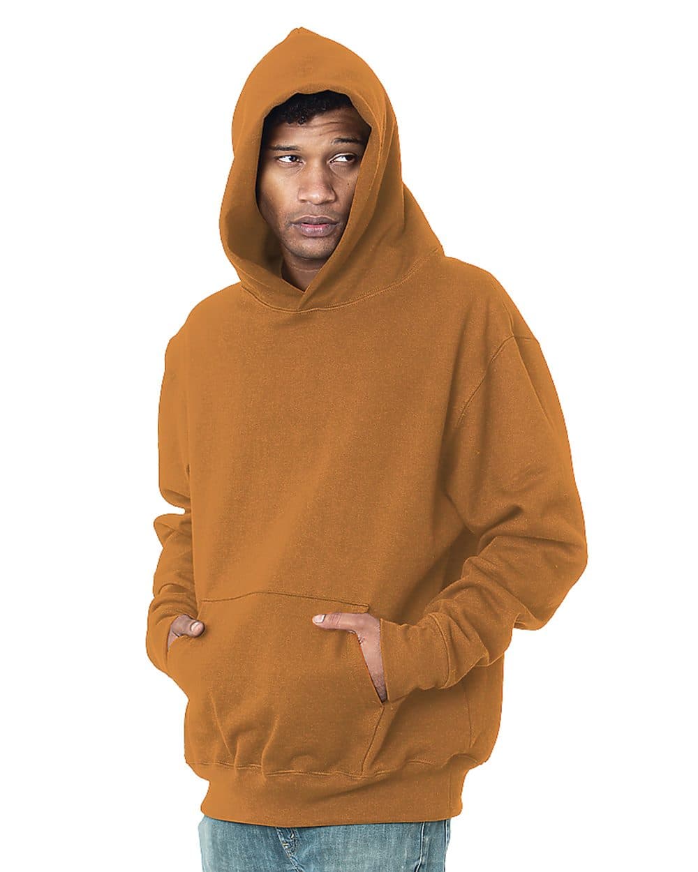 Bayside Unisex USA-Made Super Heavy Oversized Hooded Sweatshirt - Image 1
