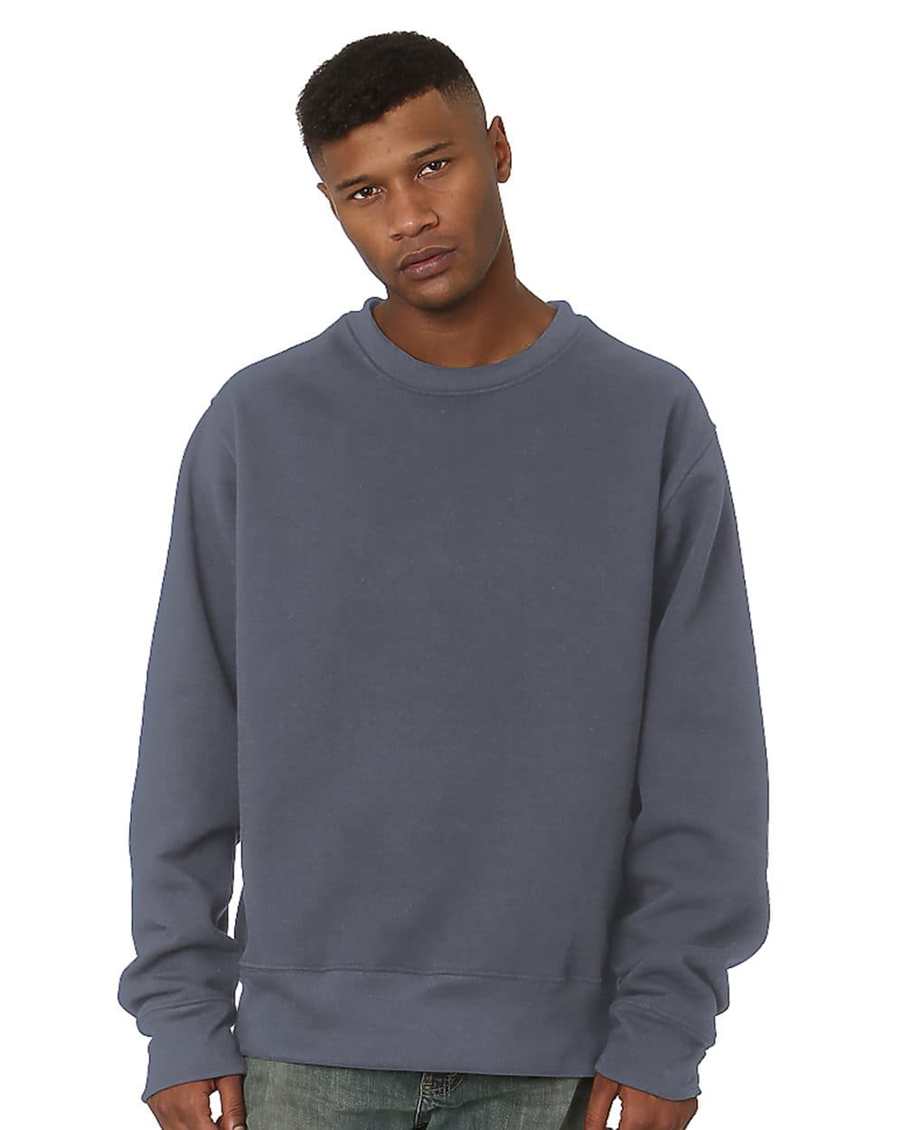 Bayside Unisex USA-Made Super Heavy Oversized Crewneck Sweatshirt - Image 1