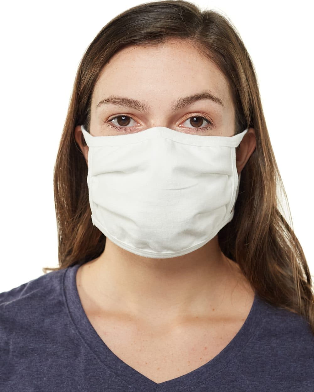 Hanes 3-Ply Cotton Face Mask - Image 1