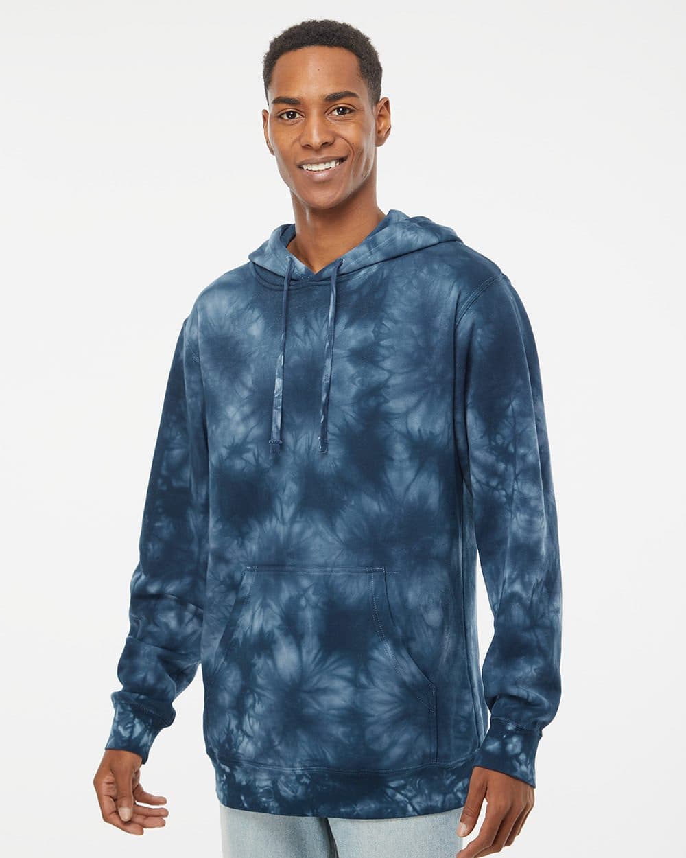Independent Trading Co. Unisex Midweight Tie-Dyed Hooded Sweatshirt - Image 1