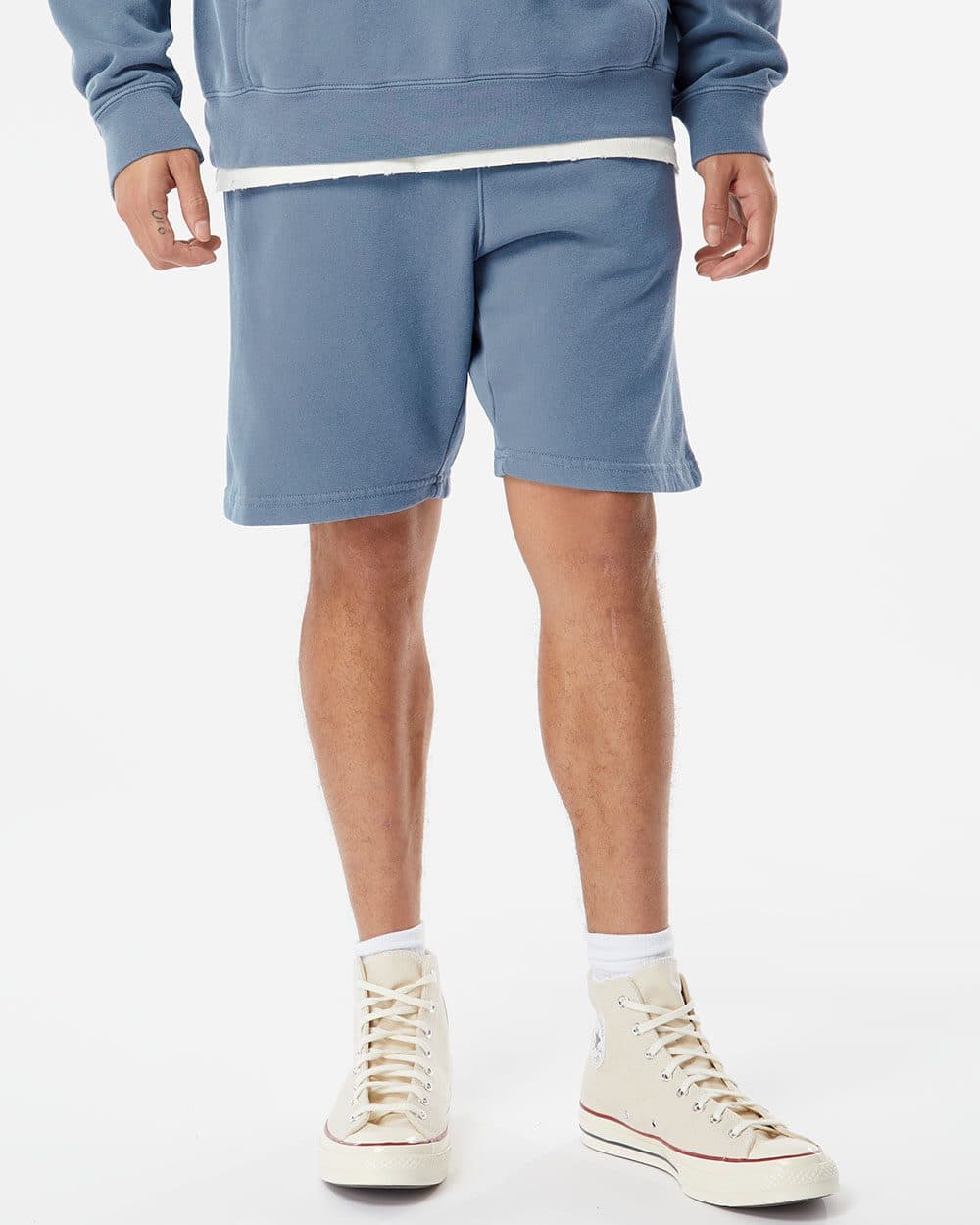 Independent Trading Co. Unisex Pigment-Dyed Fleece Shorts - Image 1