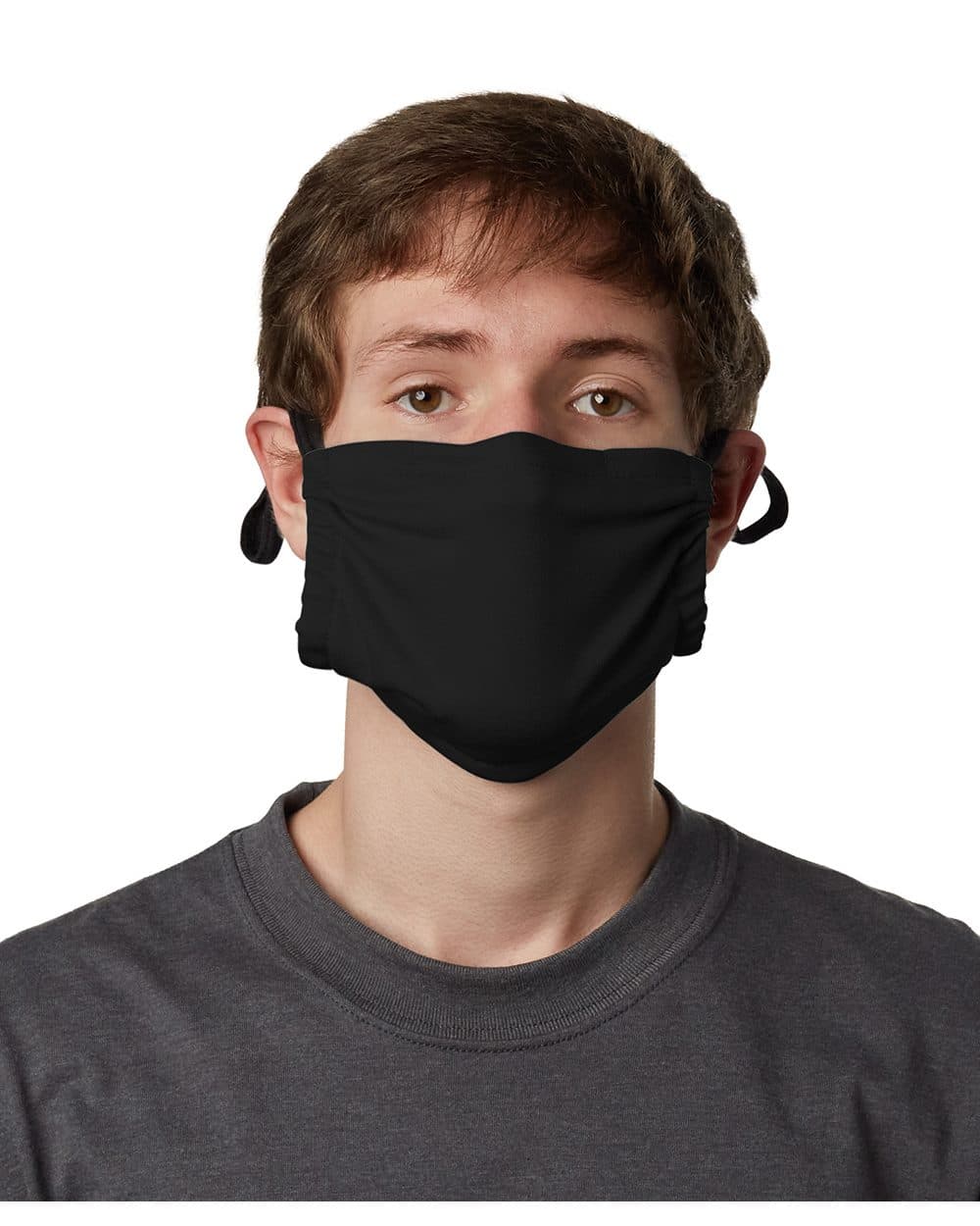 Hanes 2-Ply Polyester Pocket Face Mask - Image 1