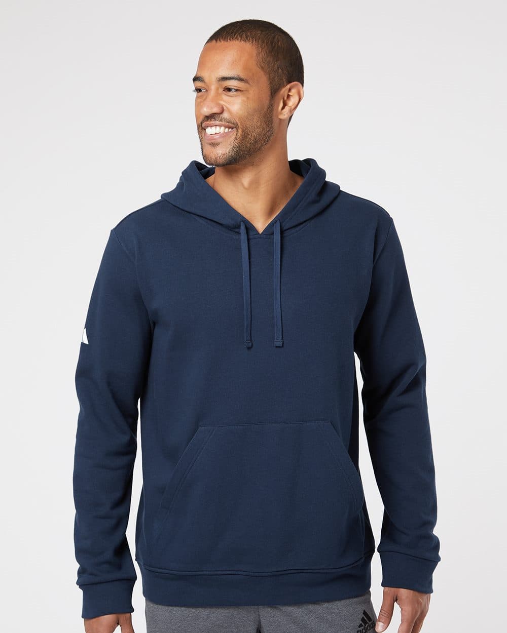 Adidas Unisex Fleece Hooded Sweatshirt - Image 1