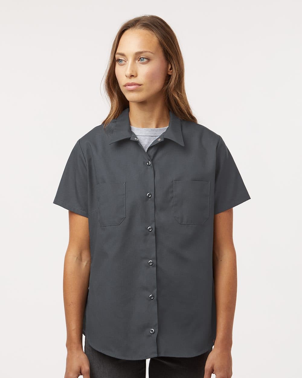 Dickies Women's Industrial Short Sleeve Work Shirt - Image 1