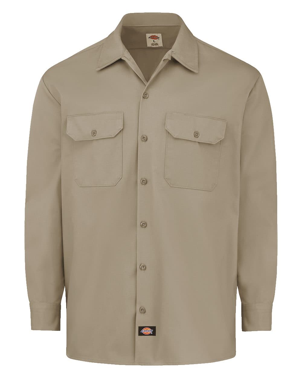 Dickies Men's Heavyweight Cotton Long Sleeve Shirt - Image 1