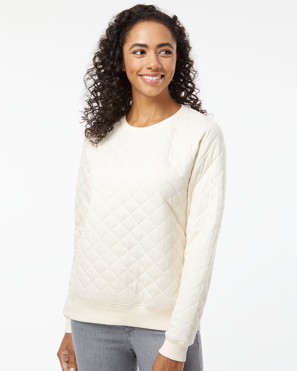 Boxercraft Women's Quilted Crewneck Pullover - Image 1