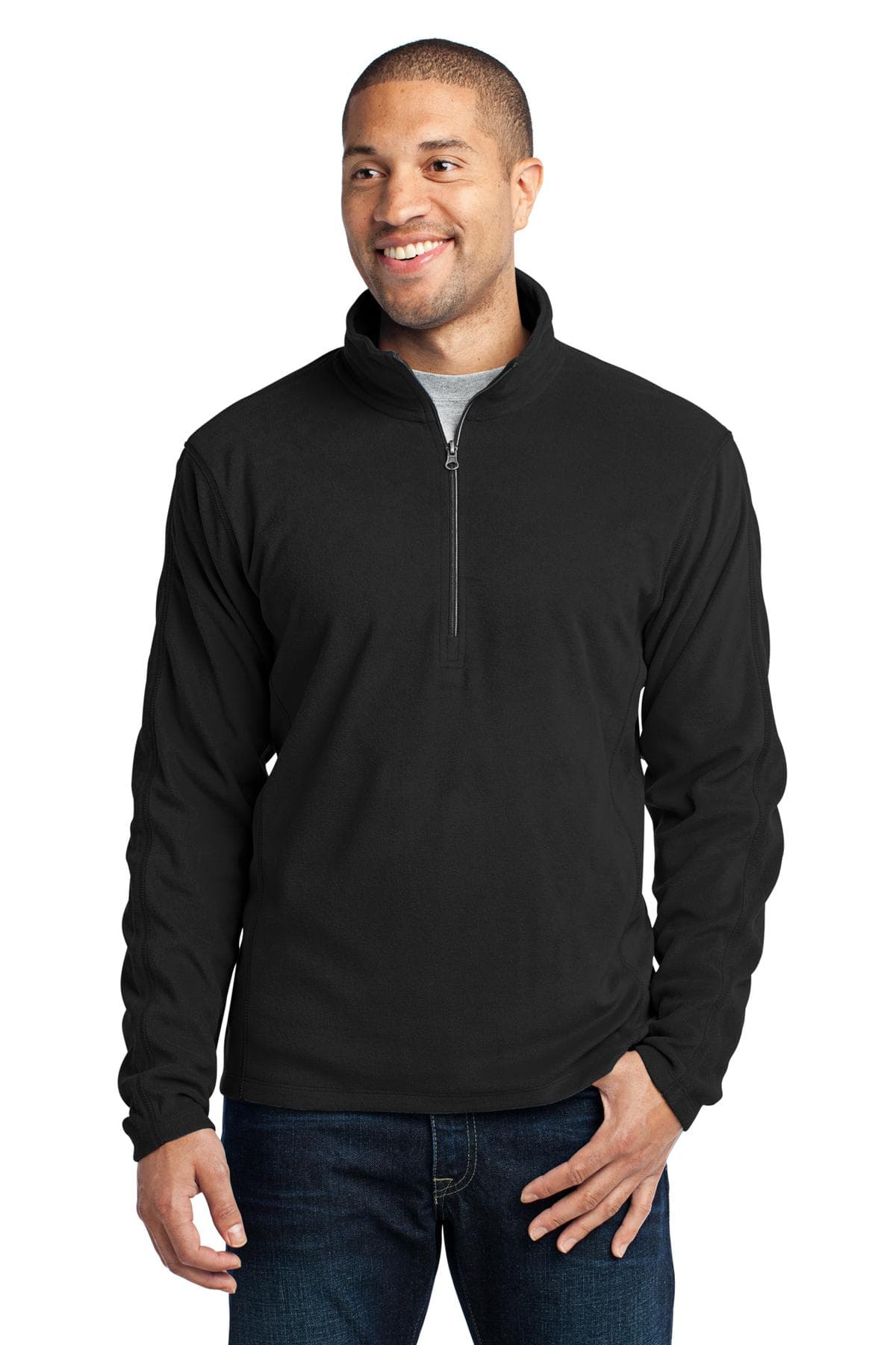 Port Authority ® Microfleece 1/2-Zip Pullover. F224 thumbnail 2