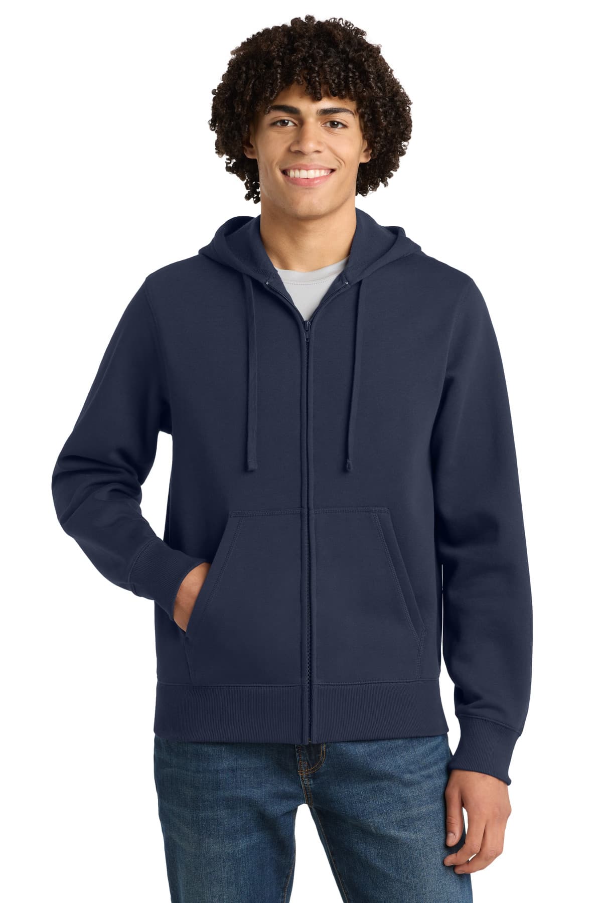 Sport-Tek ® Full-Zip Hooded Sweatshirt. ST258 thumbnail 4