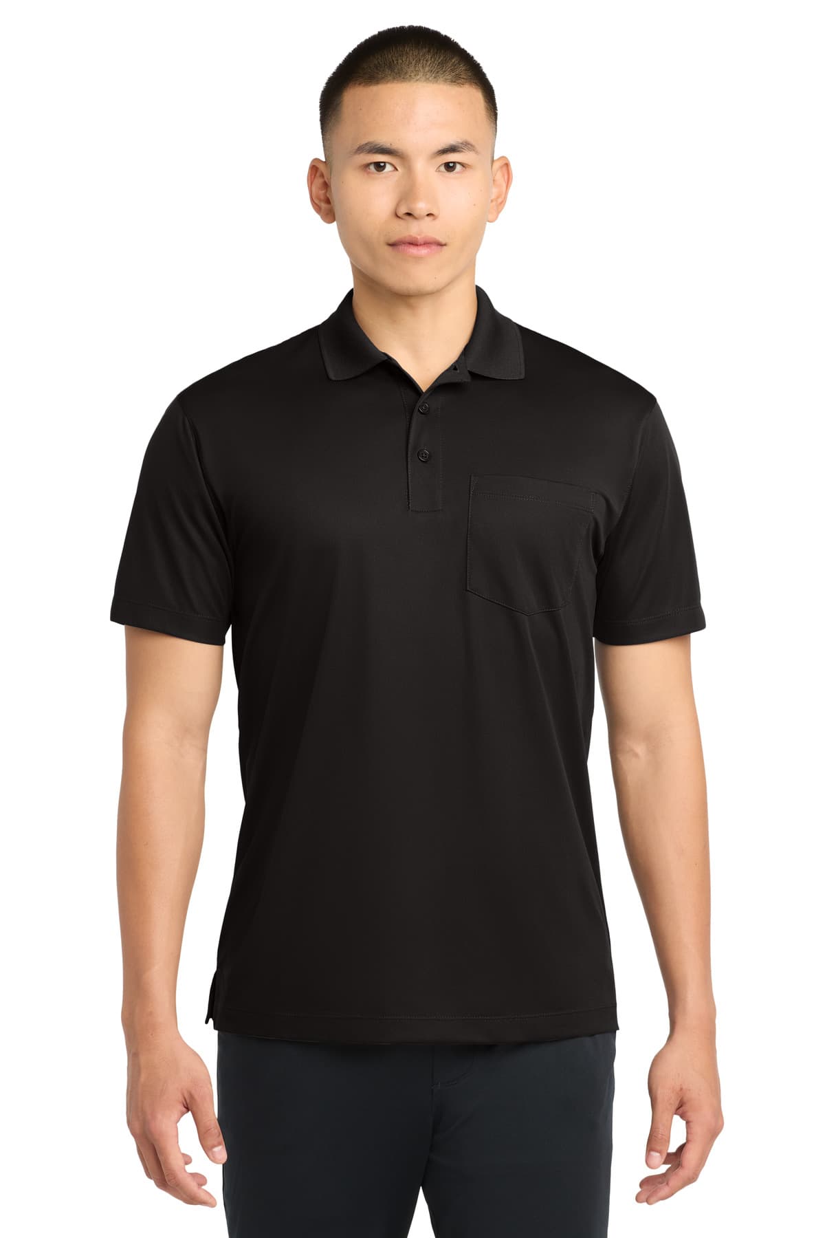 Sport-Tek ® Micropique Sport-Wick ® Pocket Polo. ST651 thumbnail 2