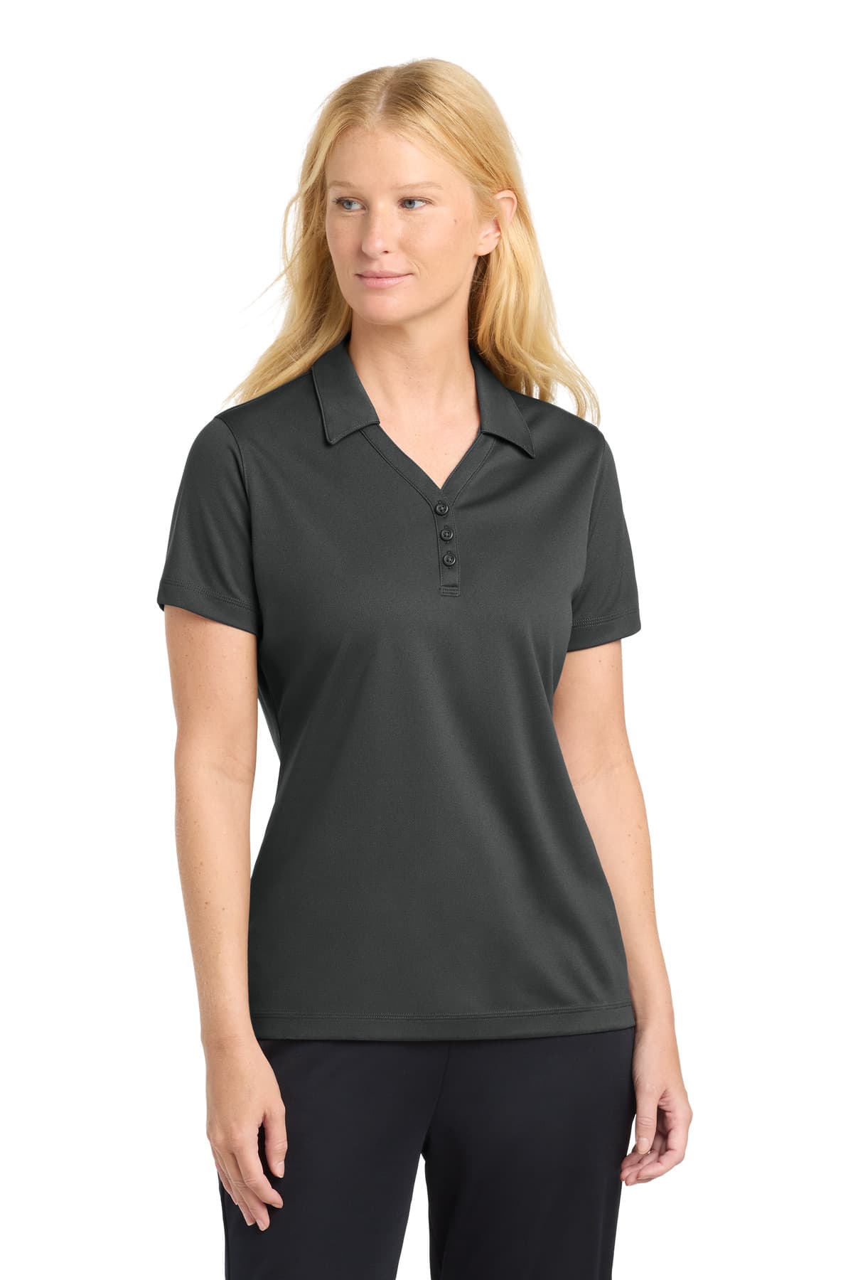 Sport-Tek ® Women's PosiCharge ® Micro-Mesh Polo. LST680 thumbnail 4