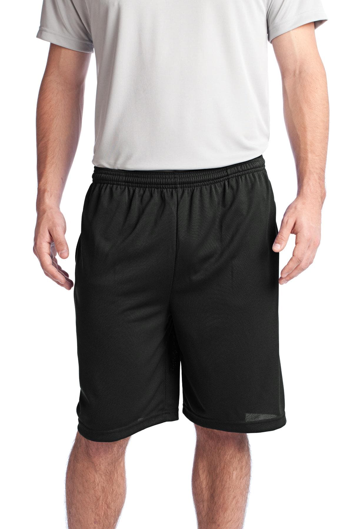 Sport-Tek ® PosiCharge ® Tough Mesh Pocket Short. ST312 thumbnail 2