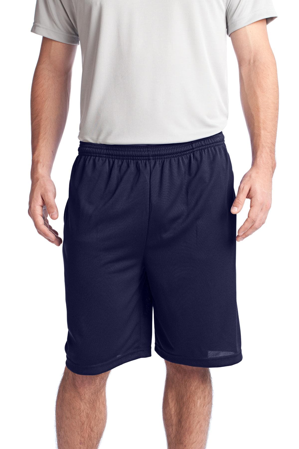 Sport-Tek ® PosiCharge ® Tough Mesh Pocket Short. ST312 thumbnail 3