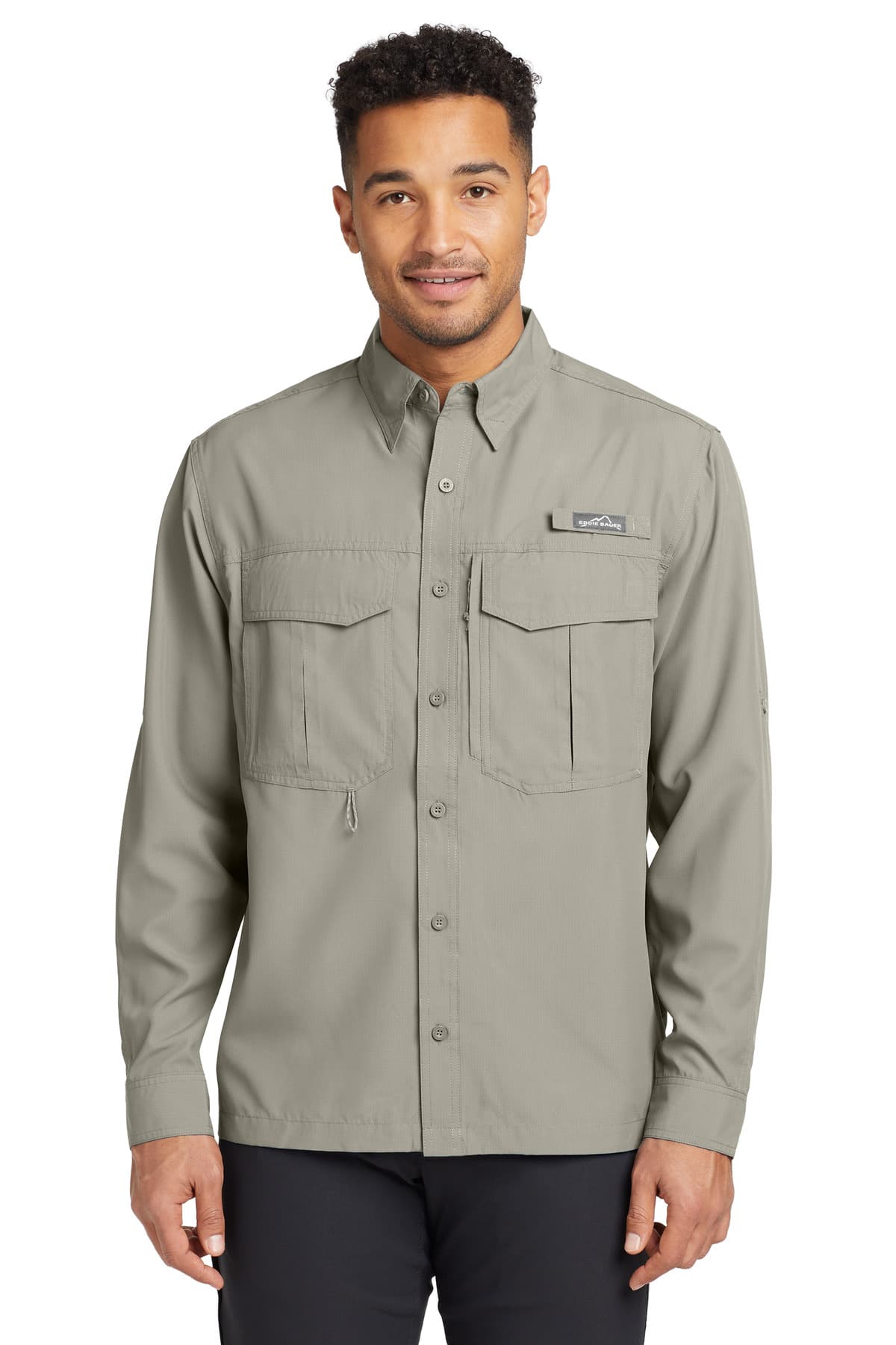 Eddie Bauer ® - Long Sleeve Performance Fishing Shirt. EB600 thumbnail 3