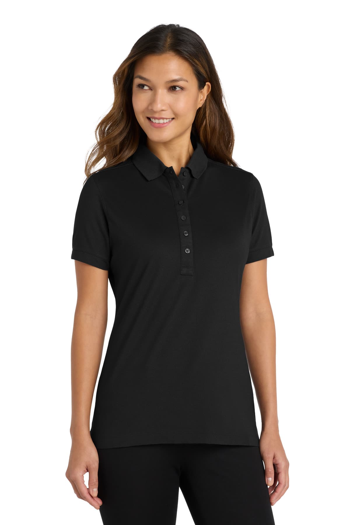 Port Authority ® Women's Stretch Pique Polo. L555 thumbnail 2