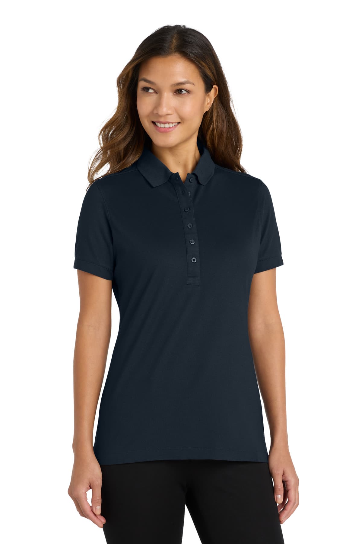 Port Authority ® Women's Stretch Pique Polo. L555 thumbnail 3