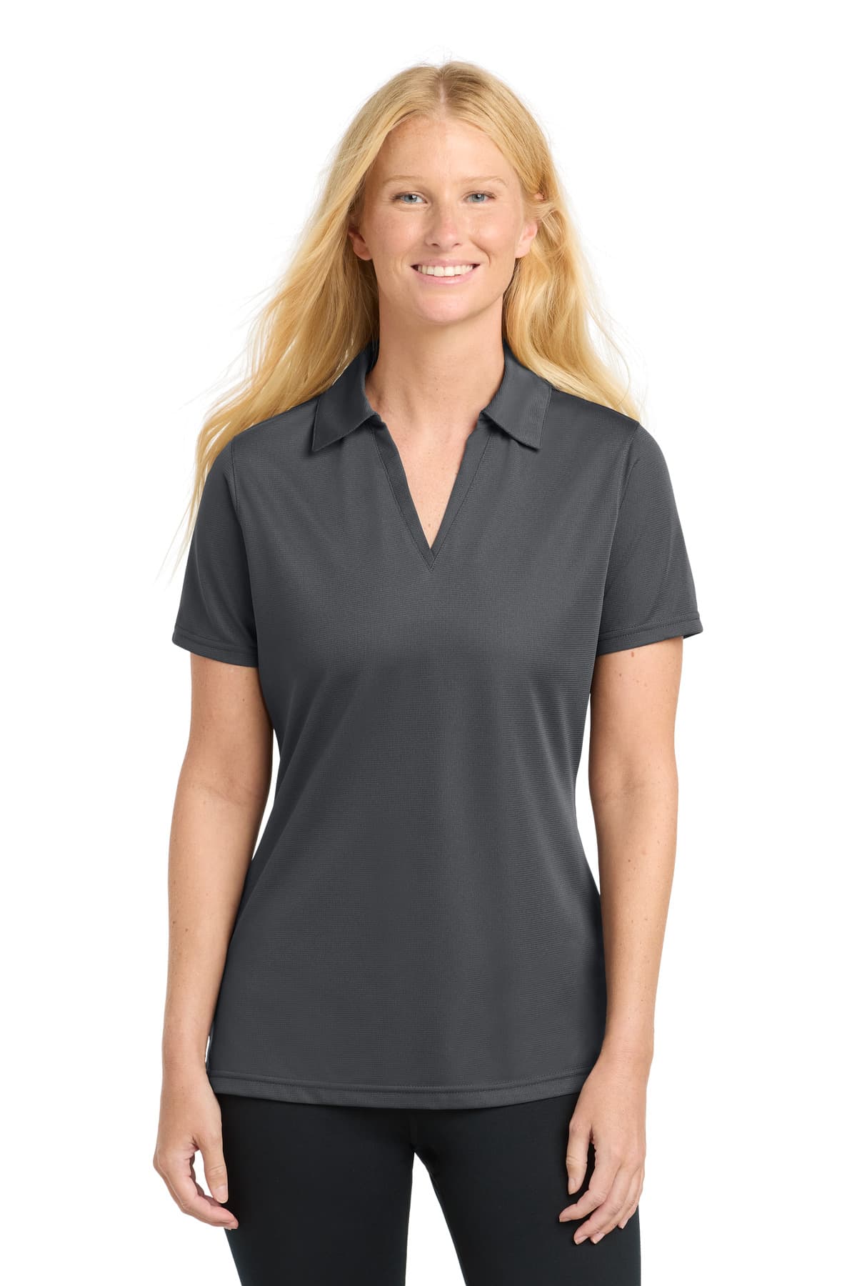 Sport-Tek ® Women's PosiCharge ® Active Textured Polo. LST690 thumbnail 3