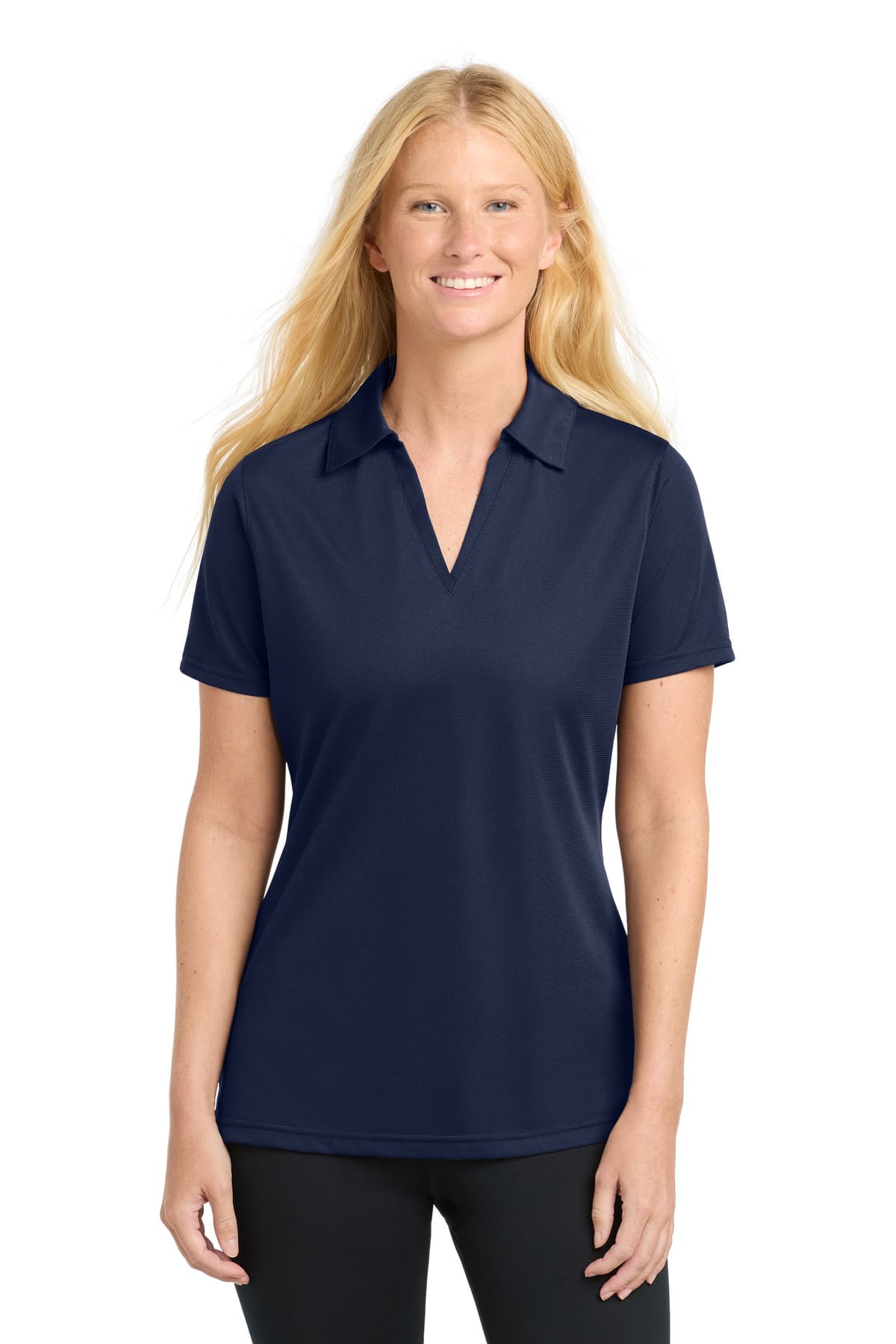 Sport-Tek ® Women's PosiCharge ® Active Textured Polo. LST690 thumbnail 4