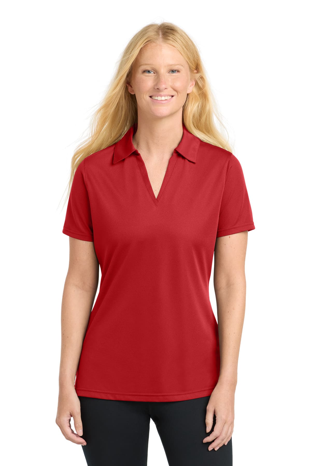 Sport-Tek ® Women's PosiCharge ® Active Textured Polo. LST690 thumbnail 5