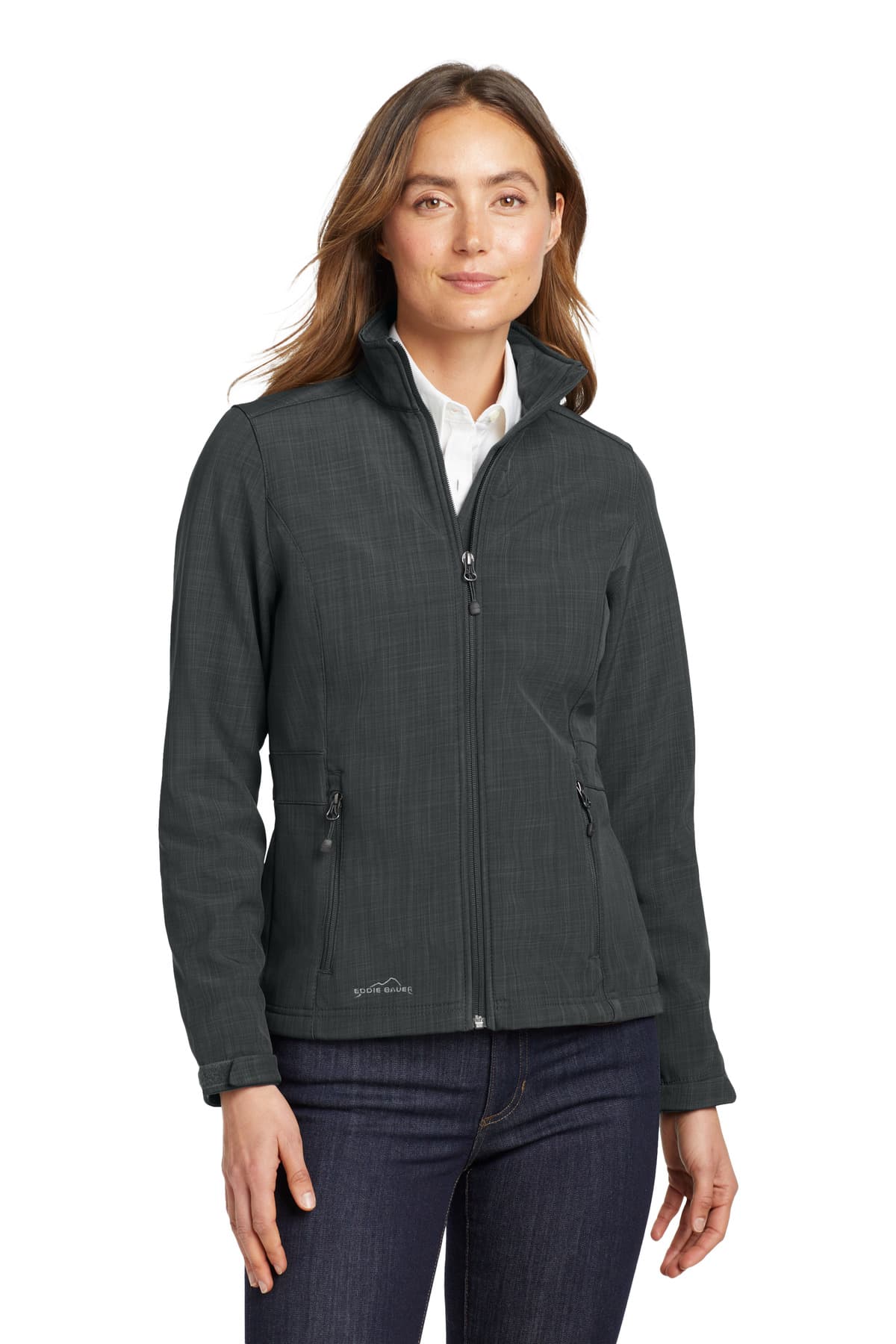 Eddie Bauer ® Women's Shaded Crosshatch Soft Shell Jacket. EB533 thumbnail 2