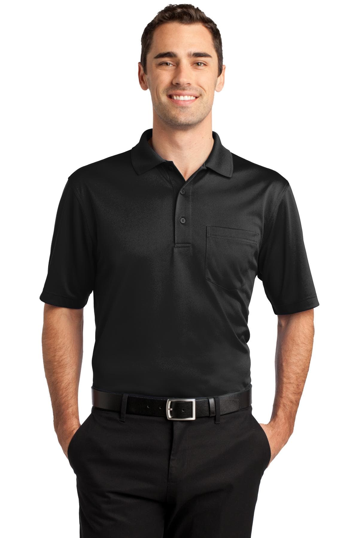CornerStone ® Select Snag-Proof Pocket Polo. CS412P thumbnail 2