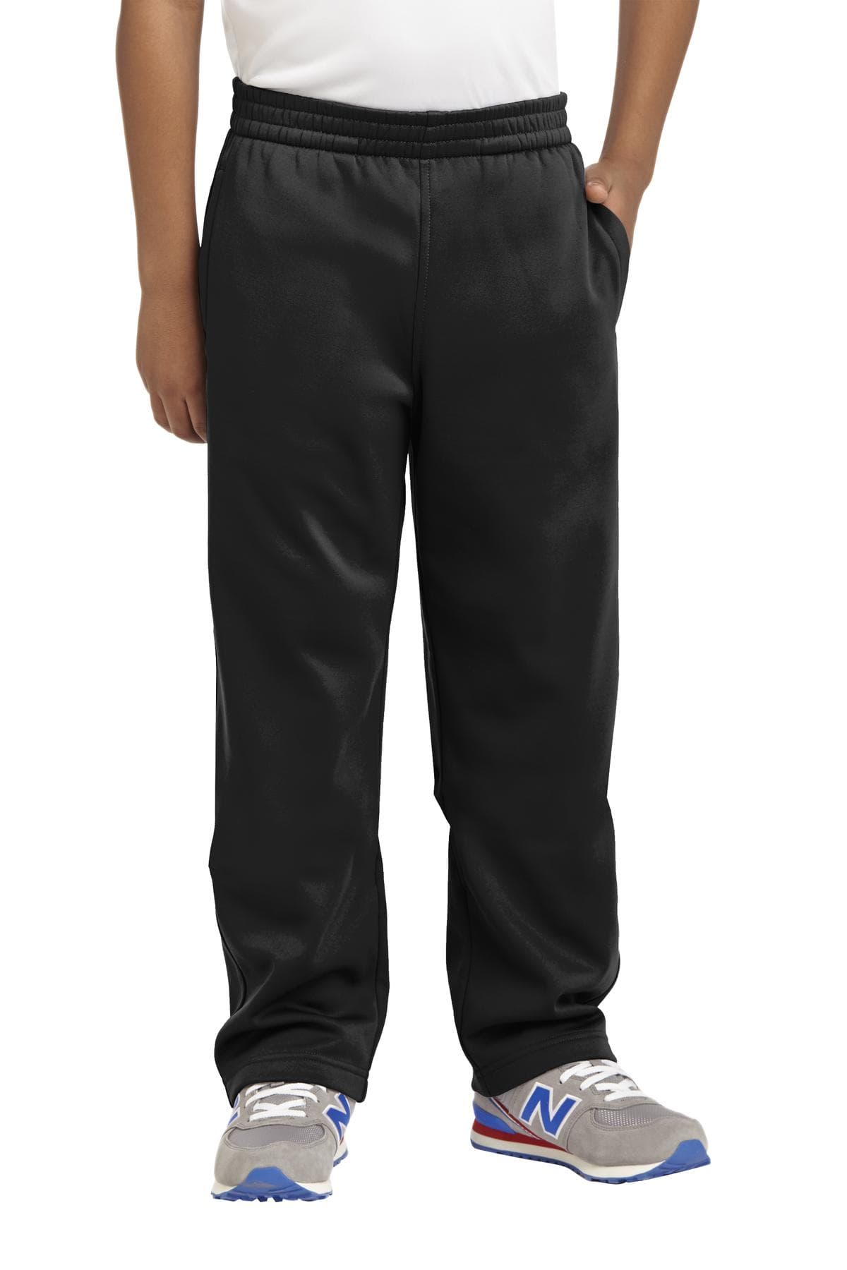 Sport-Tek ® Youth Sport-Wick ® Fleece Pant. YST237 thumbnail 2