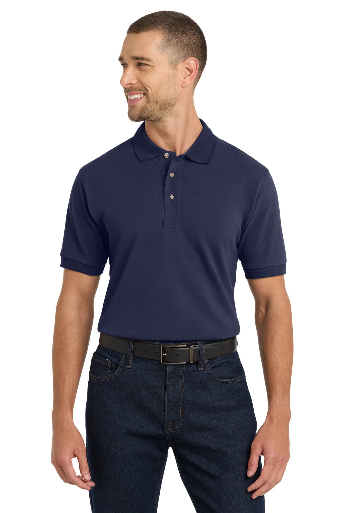 Port Authority ® Heavyweight Cotton Pique Polo. K420 thumbnail 3
