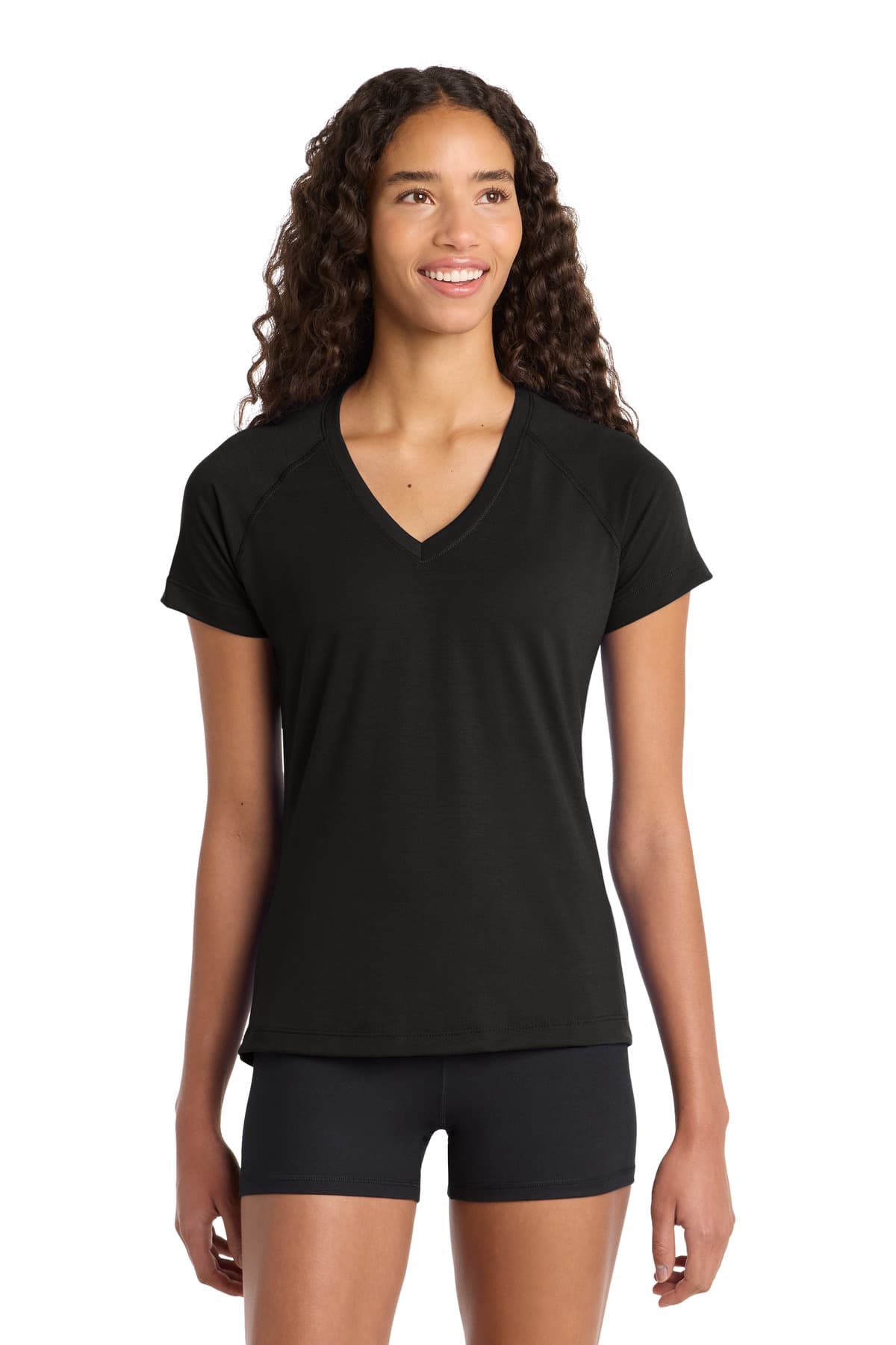 Sport-Tek ® Women's Ultimate Performance V-Neck. LST700 thumbnail 2
