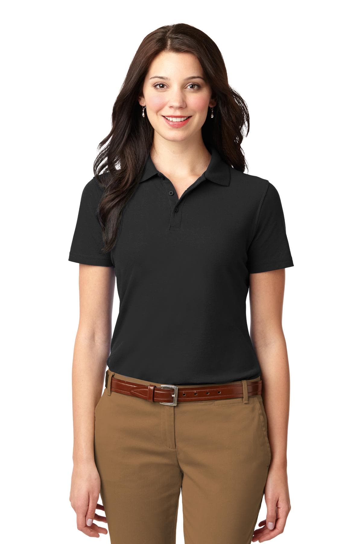 Port Authority ® Women's Stain-Resistant Polo. L510 thumbnail 2