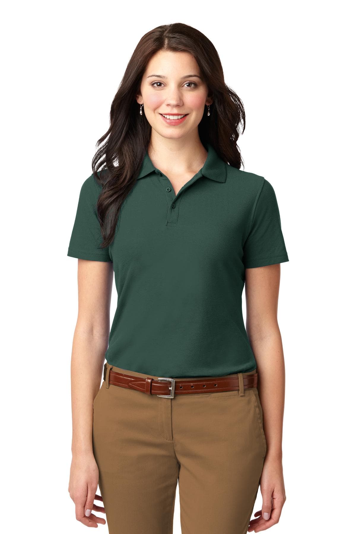 Port Authority ® Women's Stain-Resistant Polo. L510 thumbnail 3