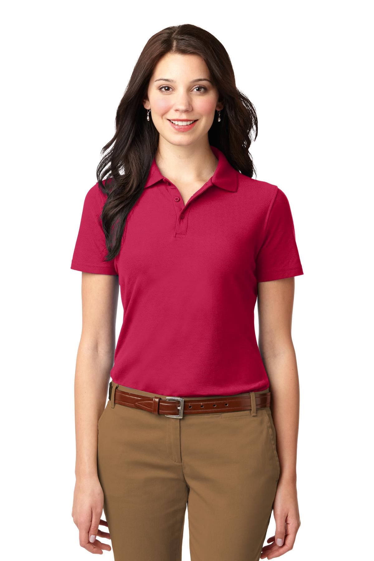 Port Authority ® Women's Stain-Resistant Polo. L510 thumbnail 5