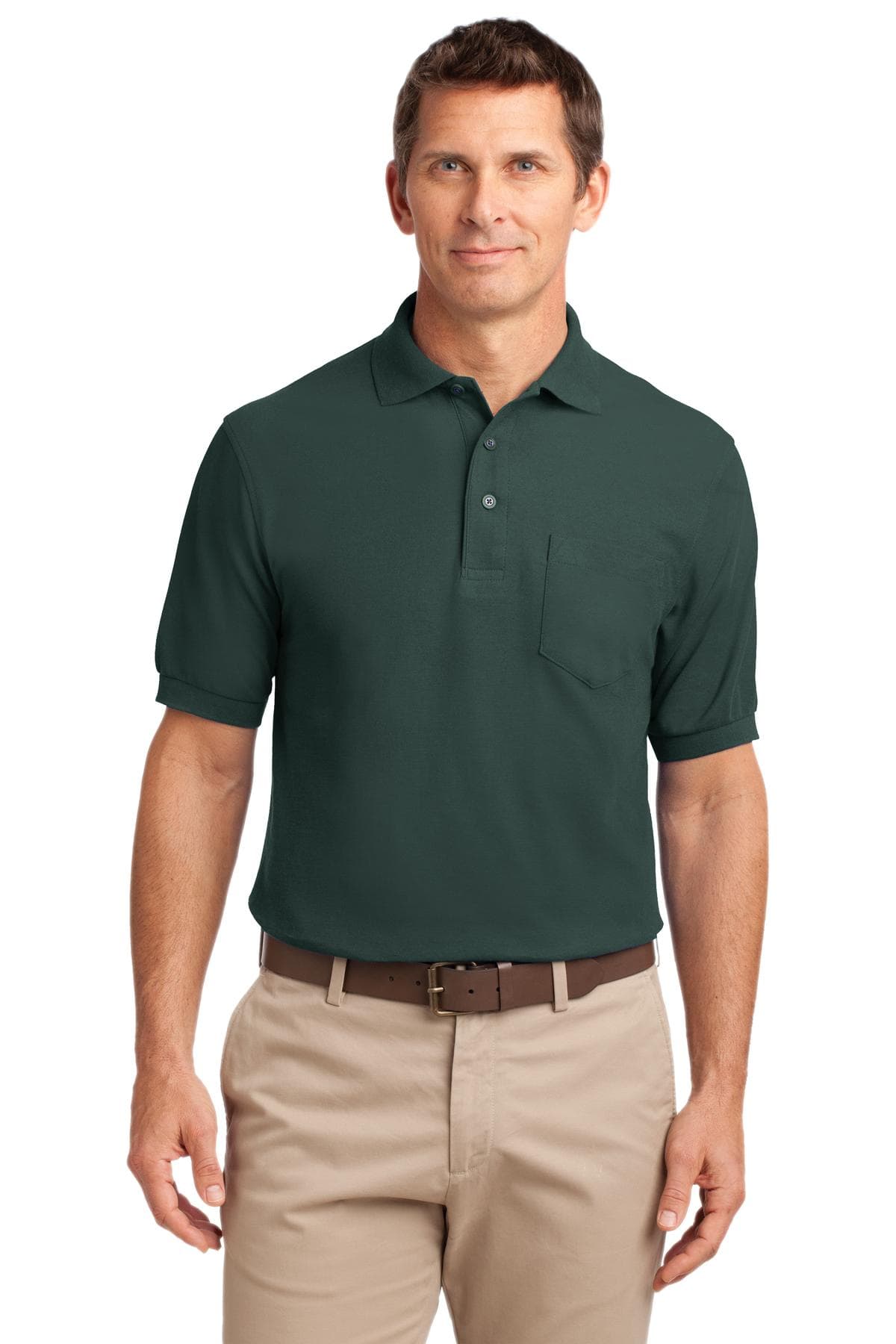 Port Authority ® Tall Silk Touch Polo with Pocket. TLK500P thumbnail 4