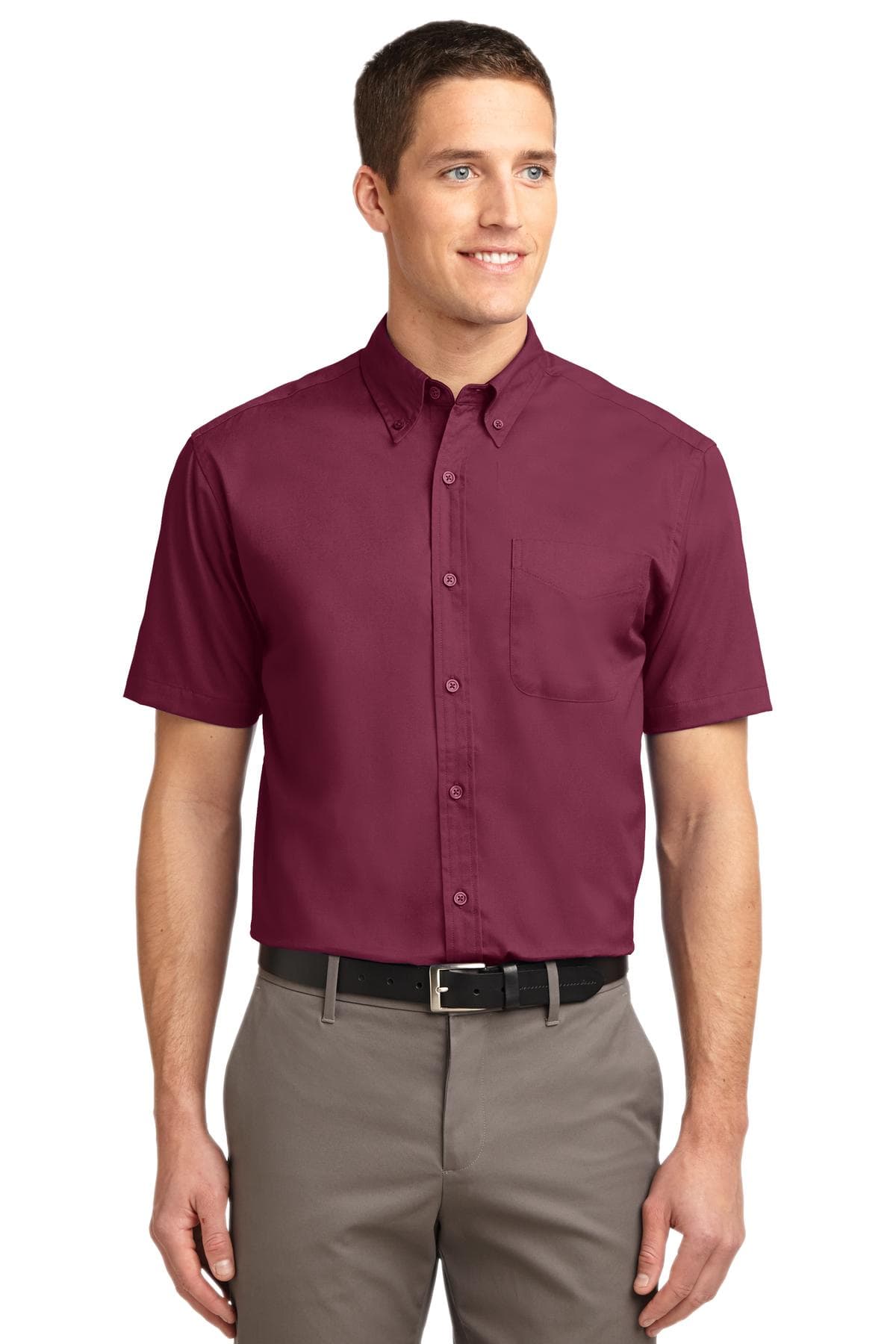 Port Authority ® Tall Short Sleeve Easy Care Shirt. TLS508 thumbnail 3