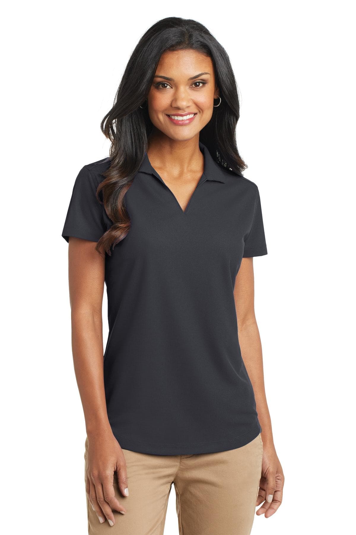 Port Authority ® Women's Dry Zone ® Grid Polo. L572 thumbnail 3