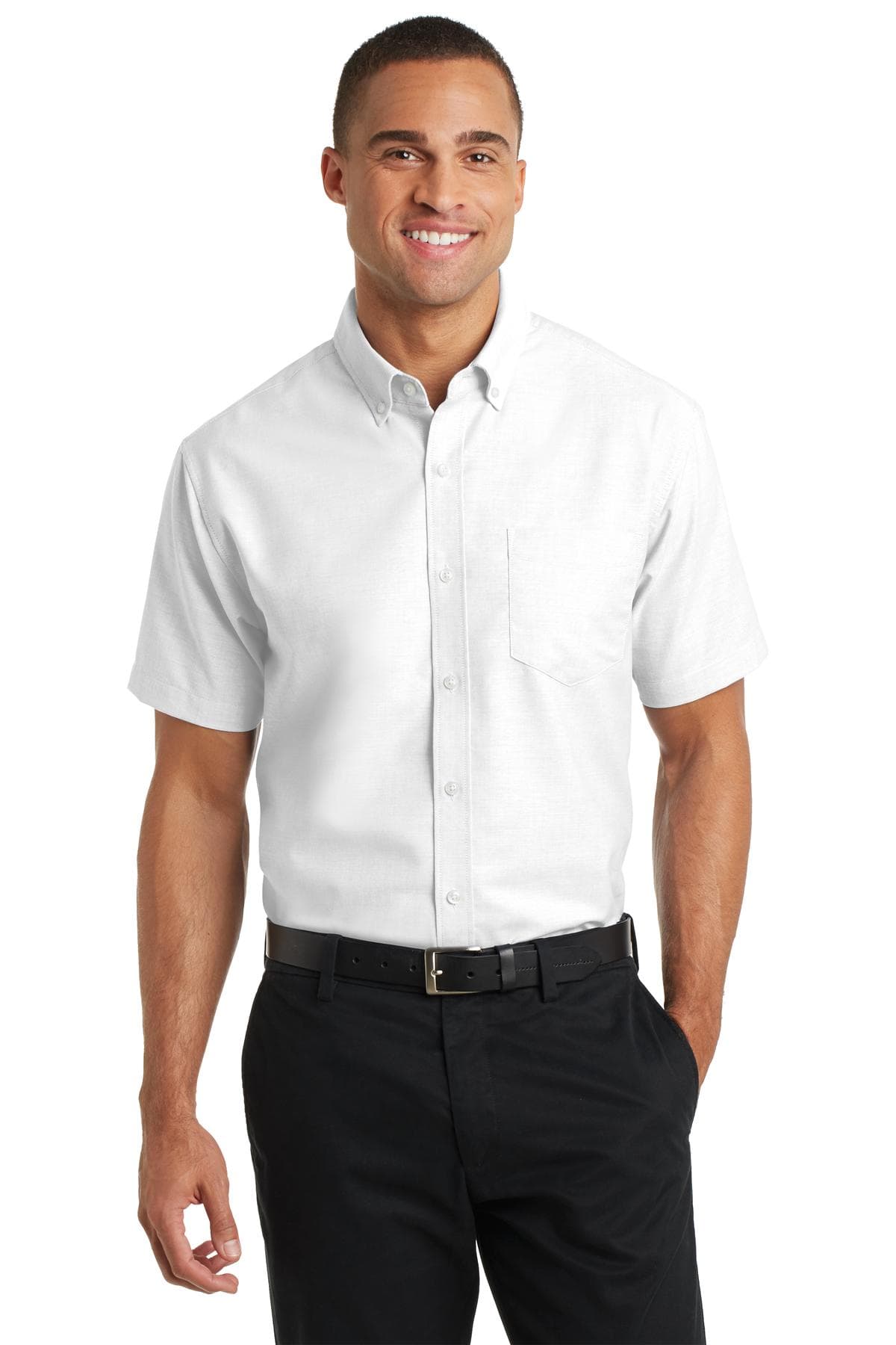 Port Authority ® Short Sleeve SuperPro  Oxford Shirt. S659 thumbnail 5