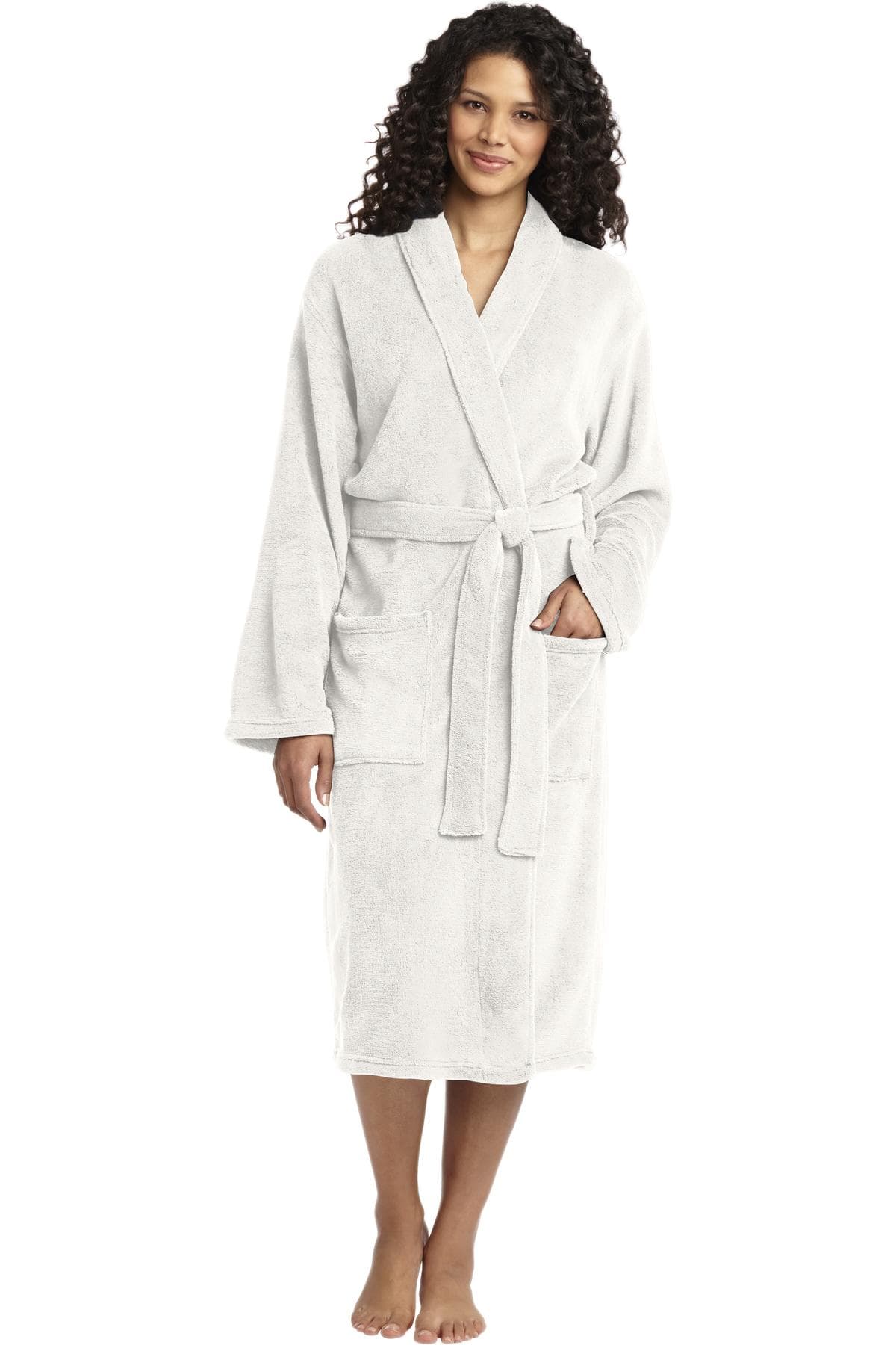 Port Authority ® Plush Microfleece Shawl Collar Robe. R102 thumbnail 3