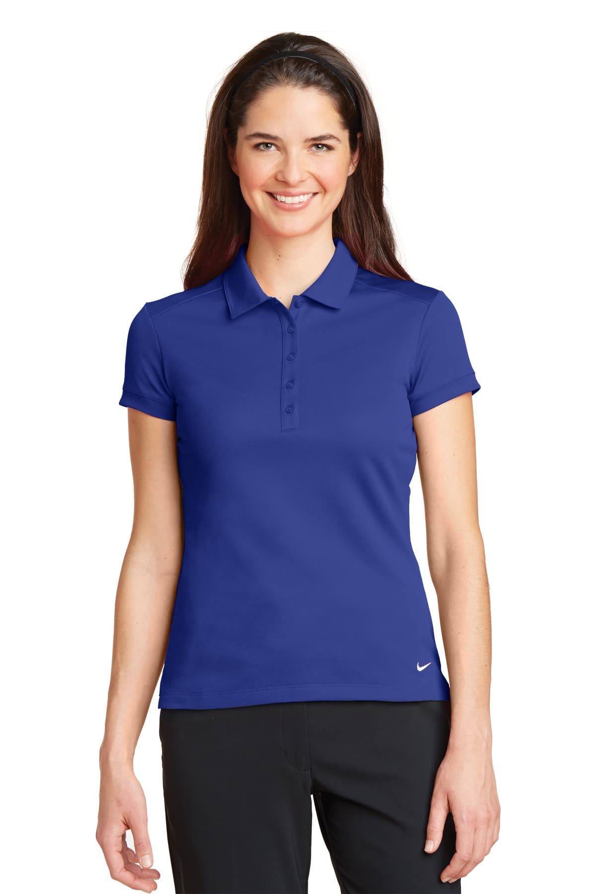Nike Women's Dri-FIT Solid Icon Pique Modern Fit Polo. 746100 thumbnail 5