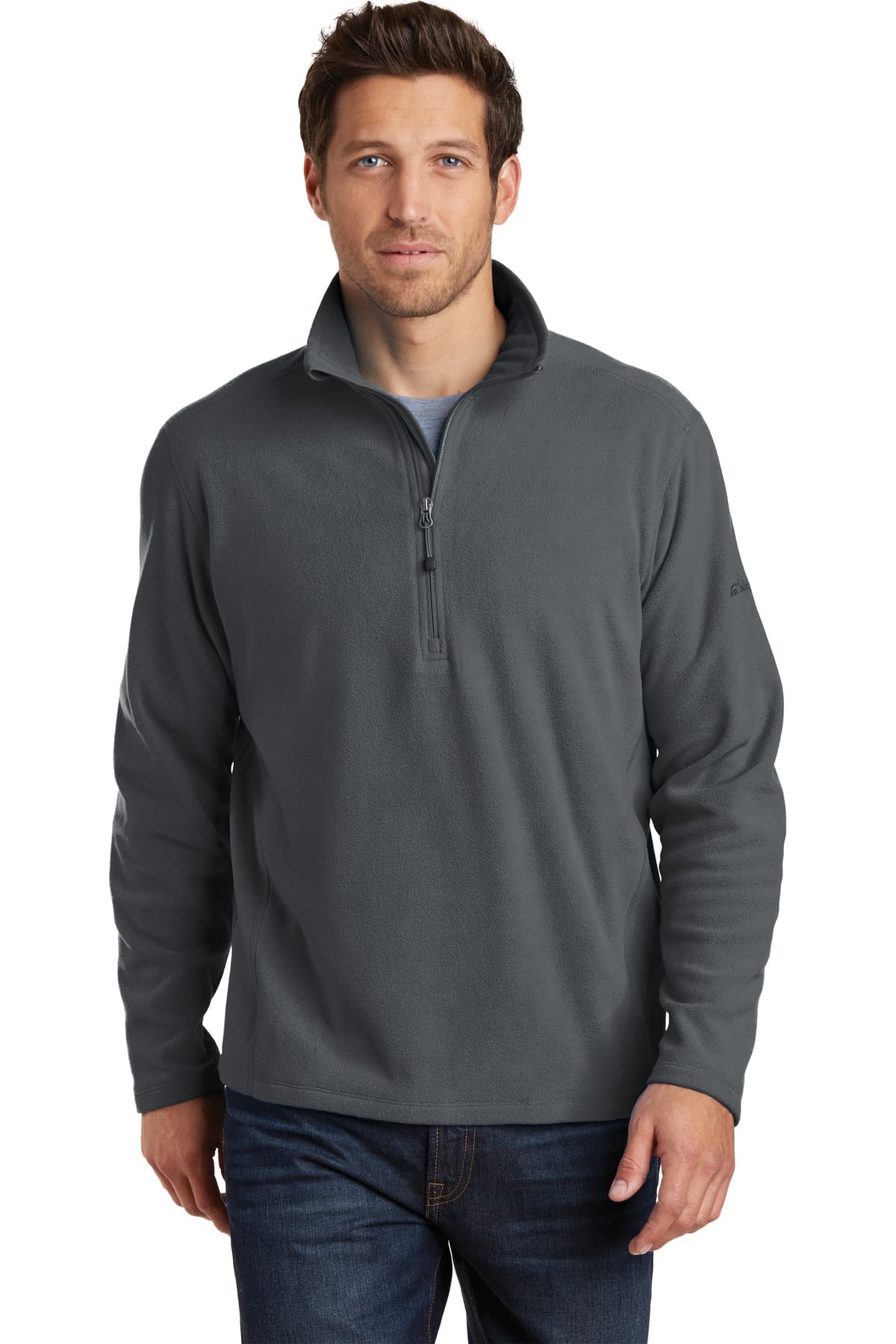 Eddie Bauer ® 1/2-Zip Microfleece Jacket. EB226 thumbnail 3