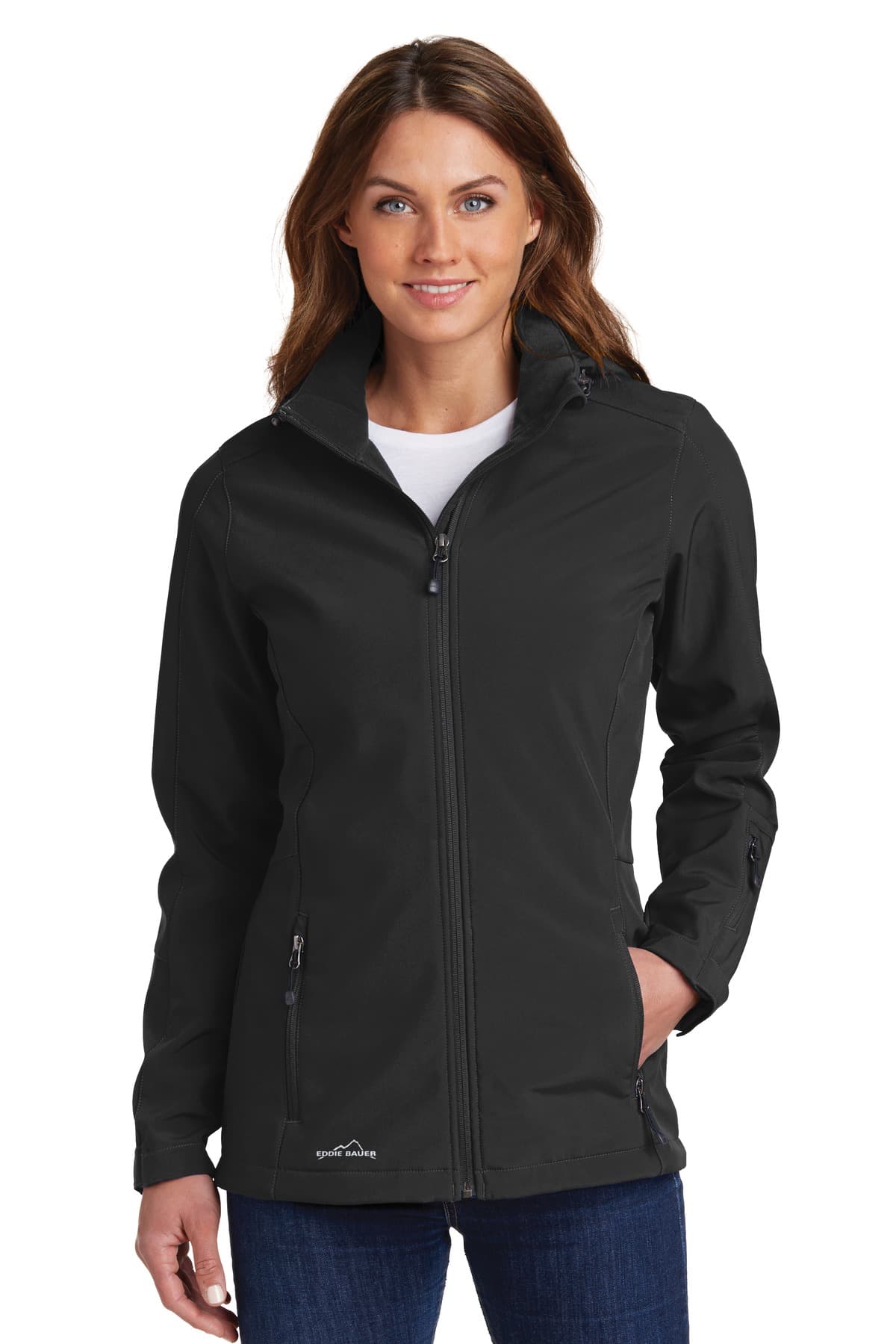 Eddie Bauer ® Women's Hooded Soft Shell Parka. EB537 thumbnail 3