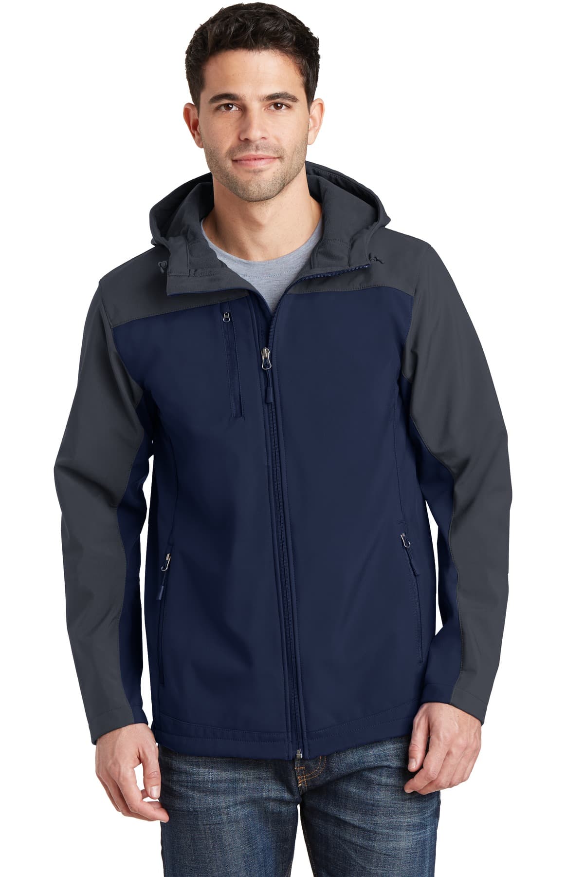 Port Authority ® Hooded Core Soft Shell Jacket. J335 thumbnail 4