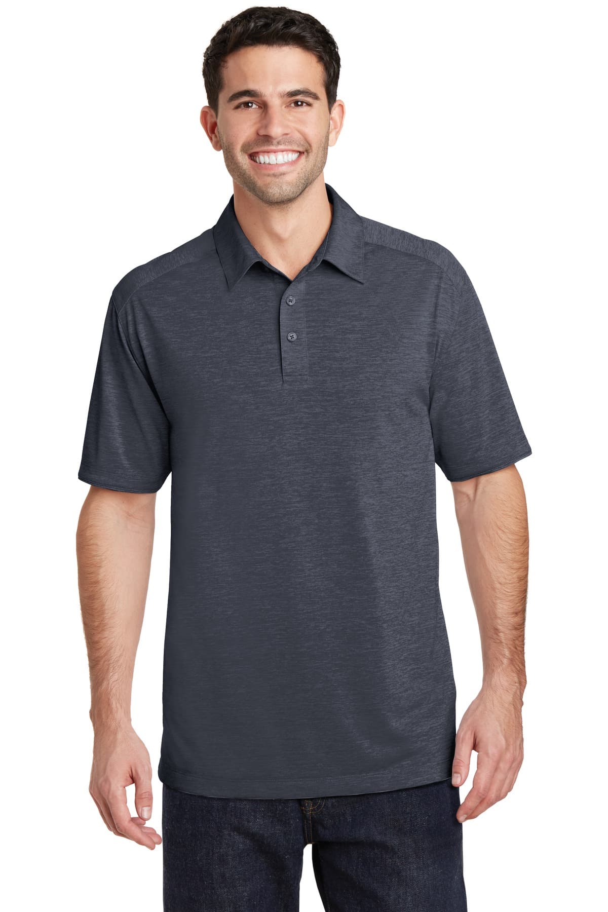 Port Authority ® Digi Heather Performance Polo. K574 thumbnail 2