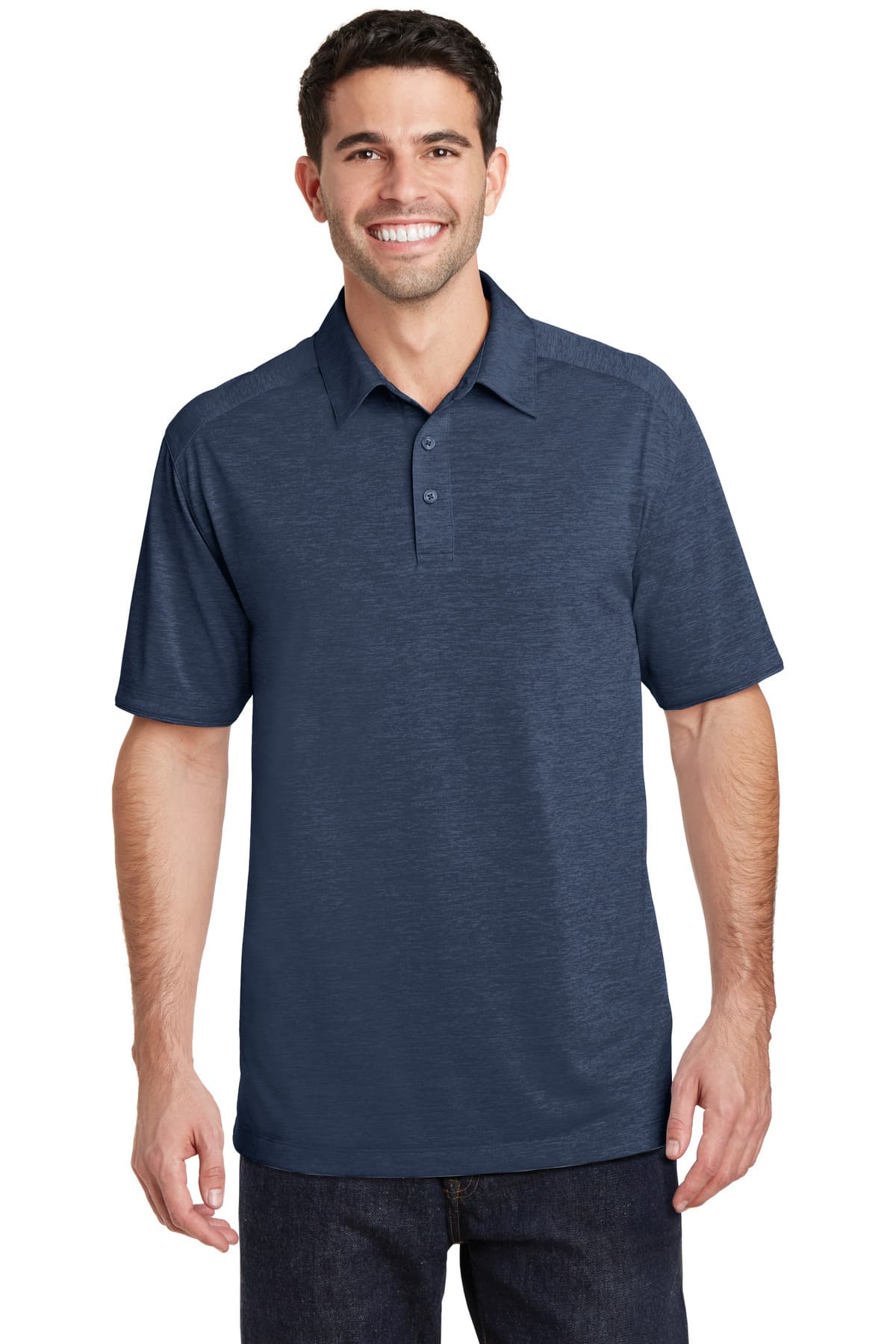 Port Authority ® Digi Heather Performance Polo. K574 thumbnail 3
