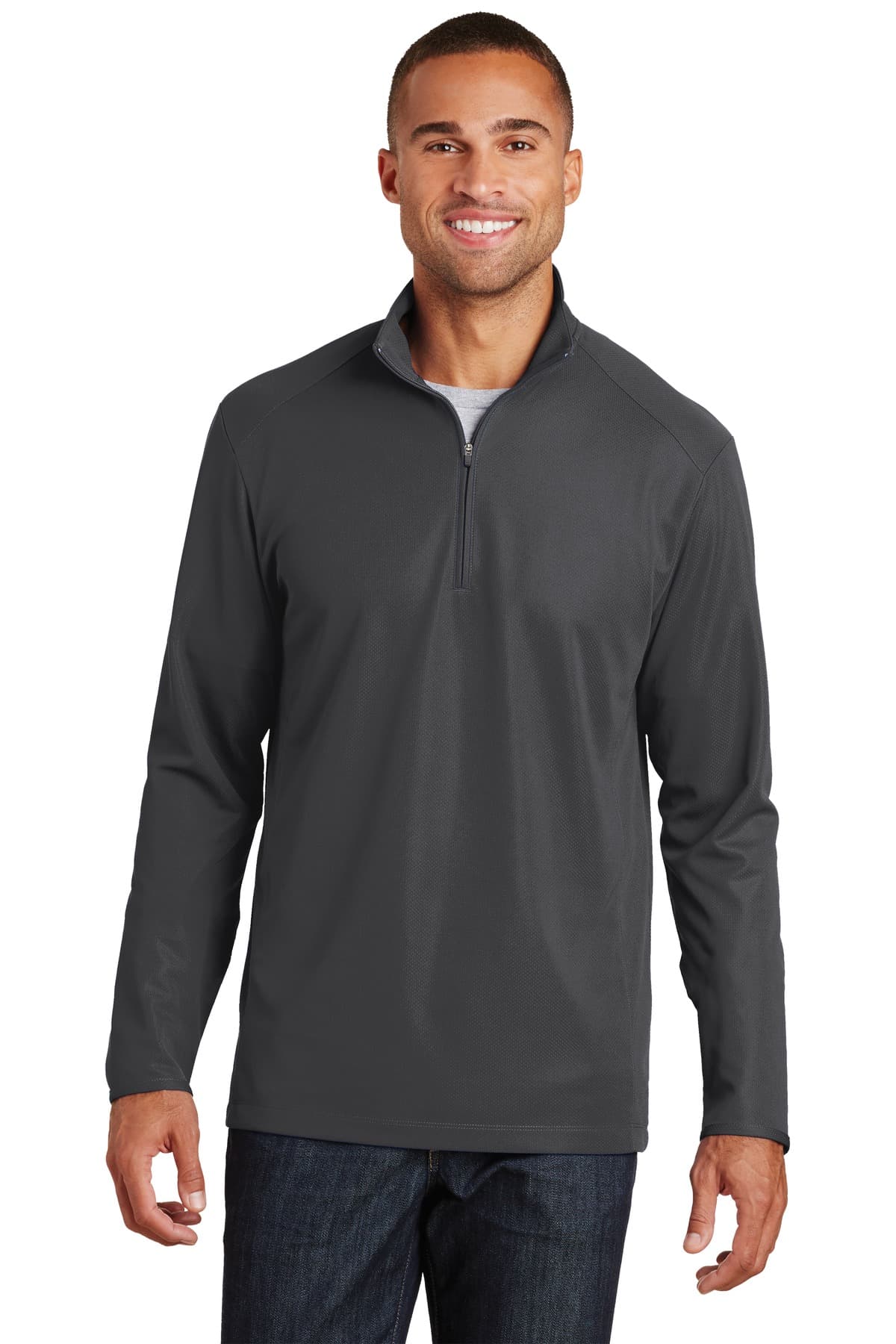 Port Authority ® Pinpoint Mesh 1/2-Zip. K806 thumbnail 2