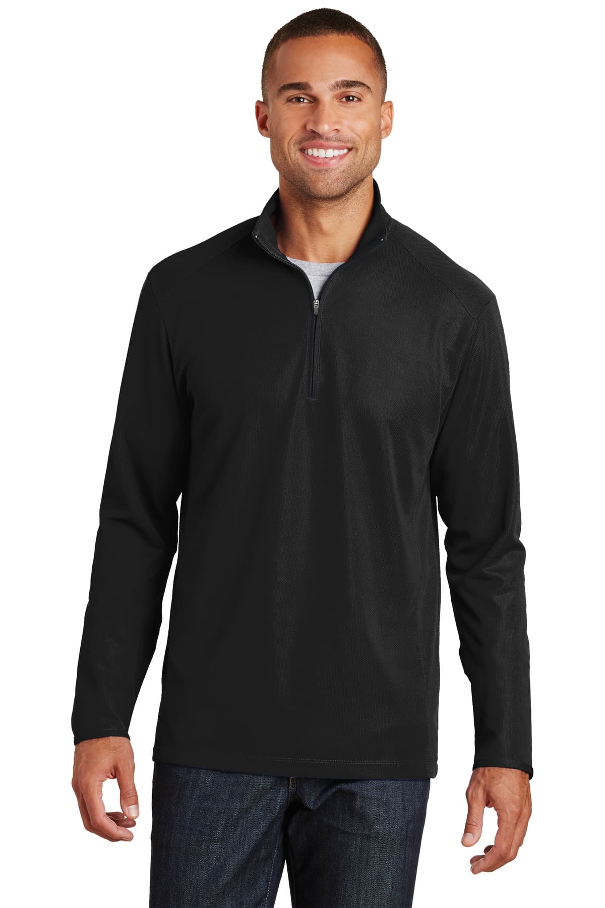 Port Authority ® Pinpoint Mesh 1/2-Zip. K806 thumbnail 3