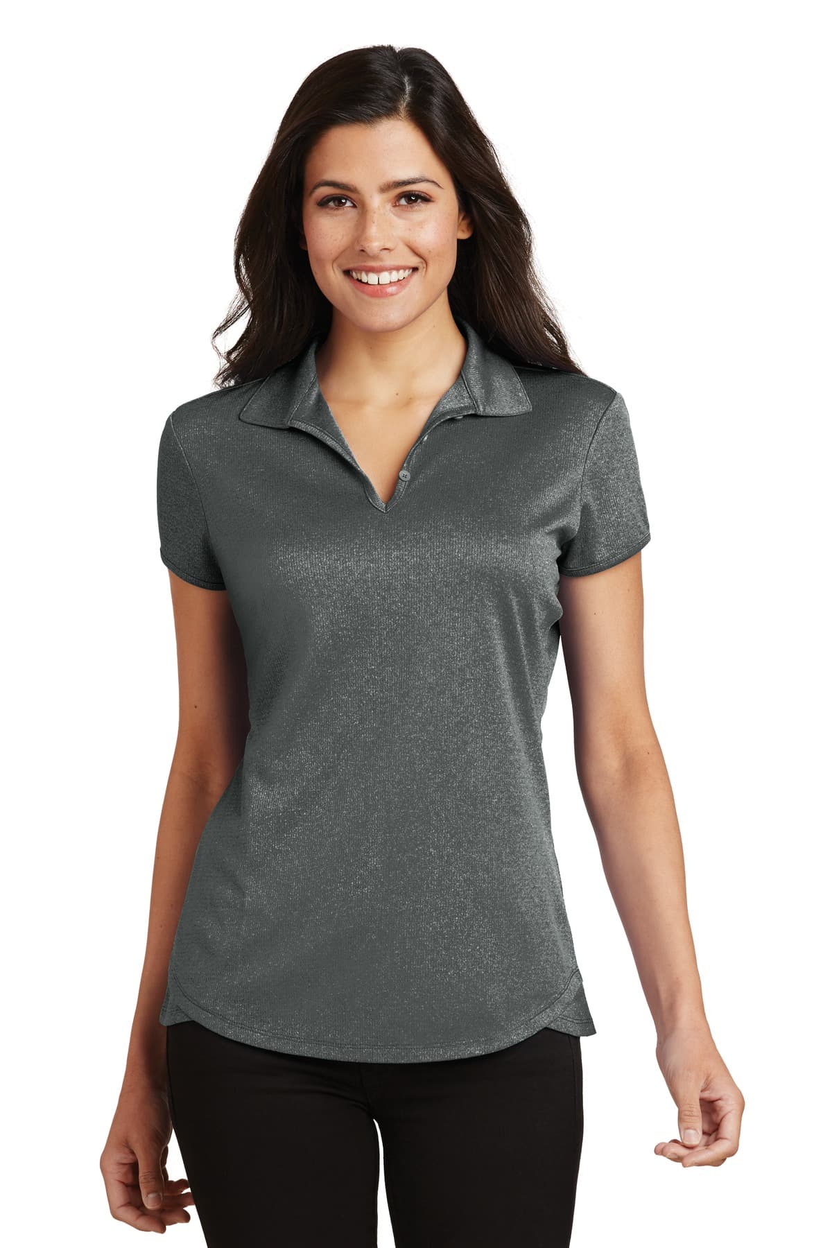 Port Authority ® Women's Trace Heather Polo. L576 thumbnail 3