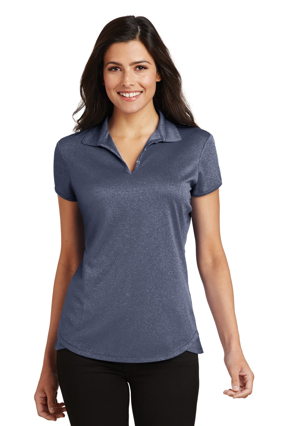 Port Authority ® Women's Trace Heather Polo. L576 thumbnail 4