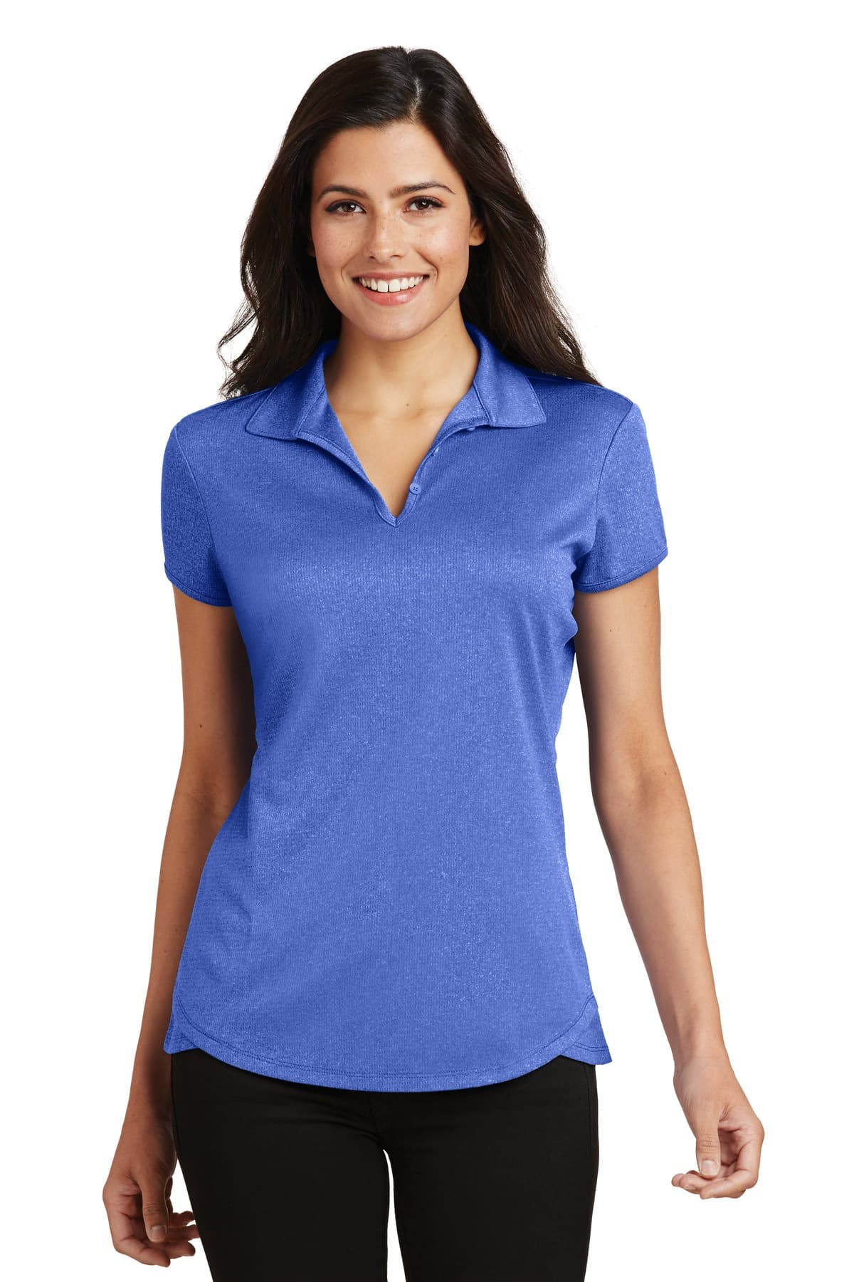 Port Authority ® Women's Trace Heather Polo. L576 thumbnail 5