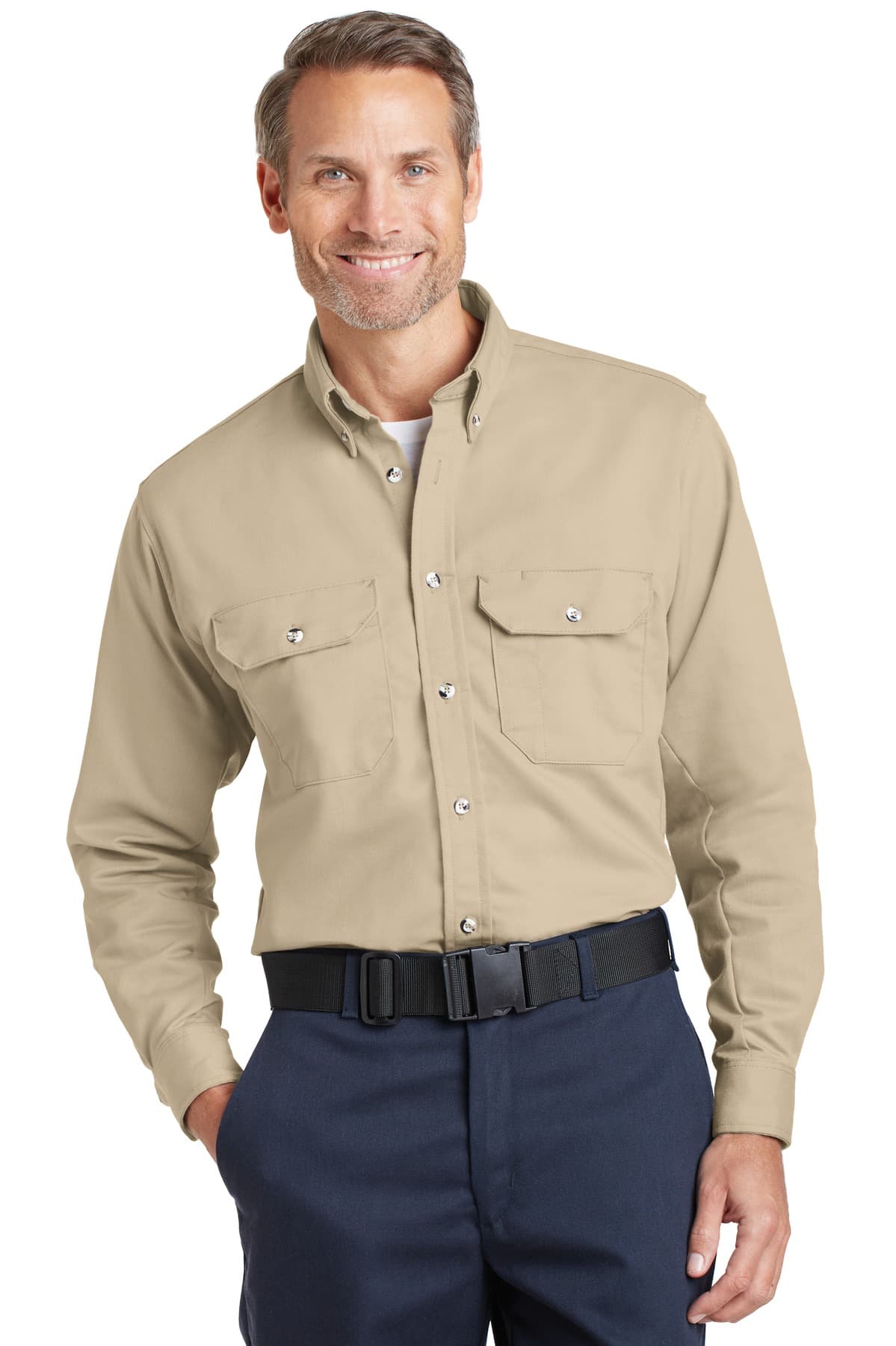 Bulwark ® EXCEL FR ® ComforTouch ® Dress Uniform Shirt. SLU2 thumbnail 2