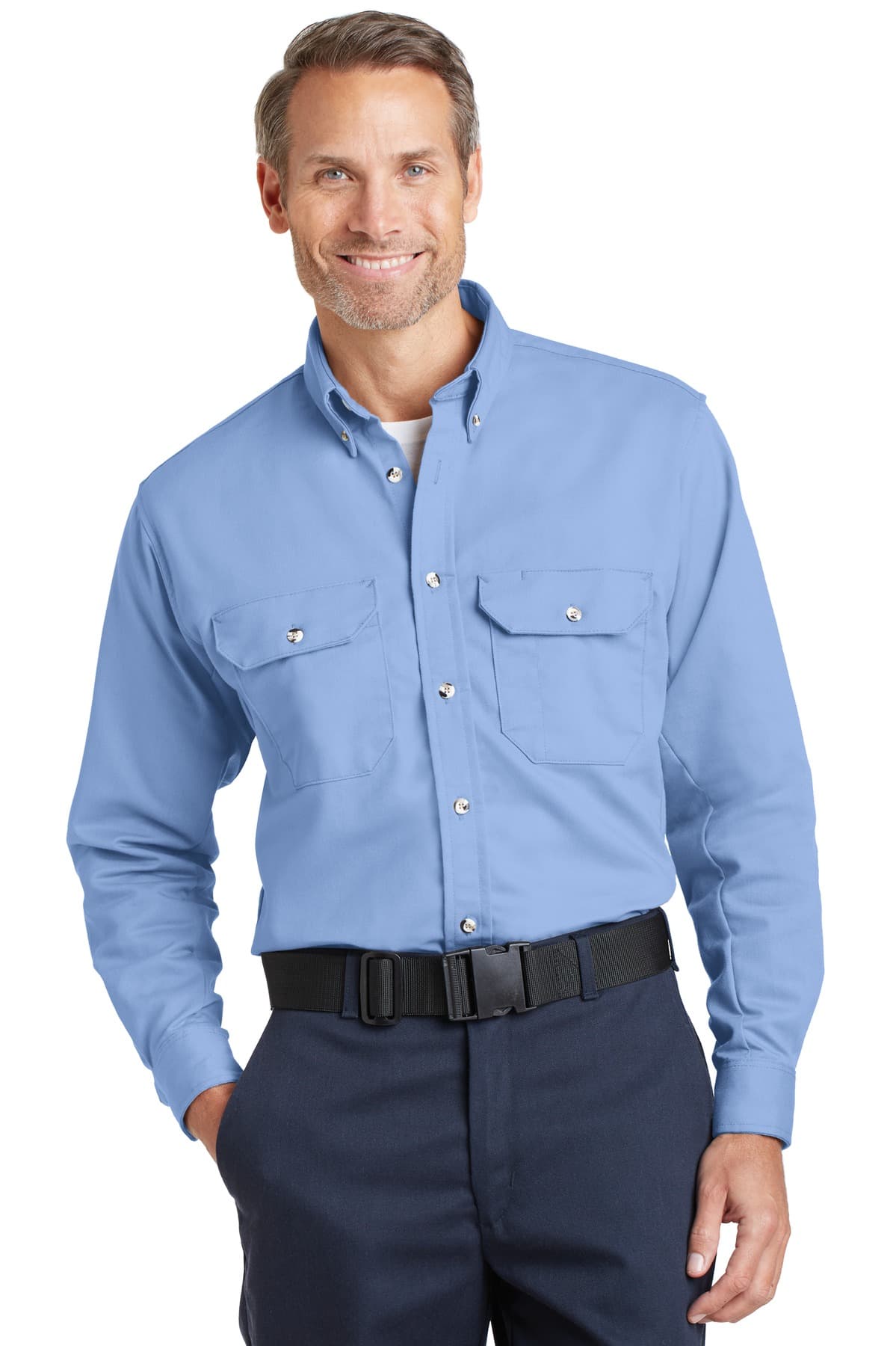 Bulwark ® EXCEL FR ® ComforTouch ® Dress Uniform Shirt. SLU2 thumbnail 3