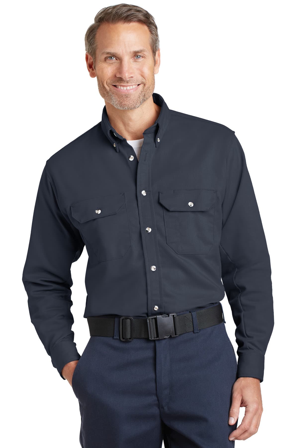 Bulwark ® EXCEL FR ® ComforTouch ® Dress Uniform Shirt. SLU2 thumbnail 4