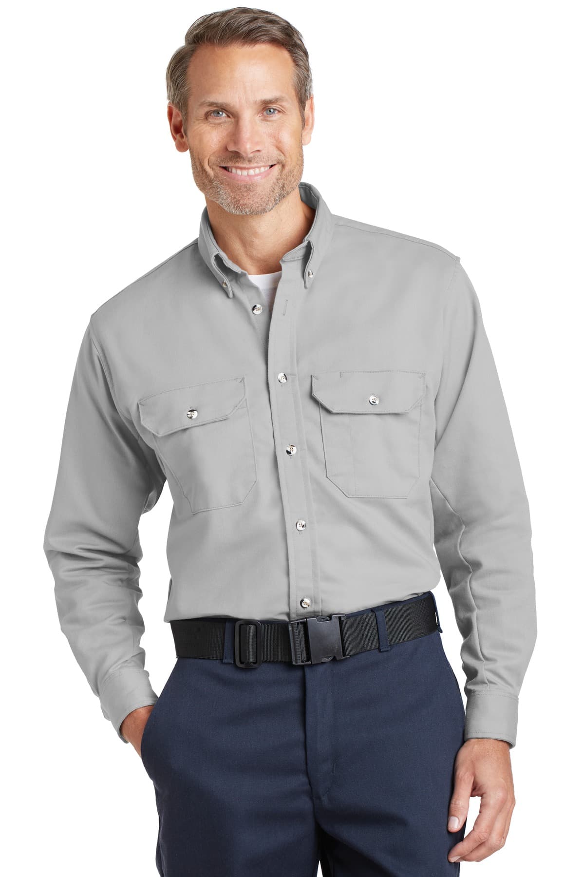 Bulwark ® EXCEL FR ® ComforTouch ® Dress Uniform Shirt. SLU2 thumbnail 5